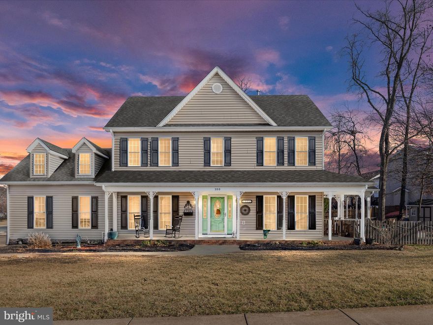 Beautiful colonial for sale in the sought after subdivision of Red Fox Run II.  Located near I81, Costco, restaurants, and shopping. Lovely corner lot with a partially fenced in area off of the back deck. This home features 4 bedrooms and 3 1/2 bathrooms with recently refinished hardwood floors and a fully finished walk out basement. Enjoy cozy evenings by the fireplace in the family room. Plenty of storage throughout the home and basement.  The covered back deck is great for entertaining or cooling off during the warmer months.  The fenced in area is a great play area for children and/or pets.  Great location, newly painted home - hurry,  won't last long!