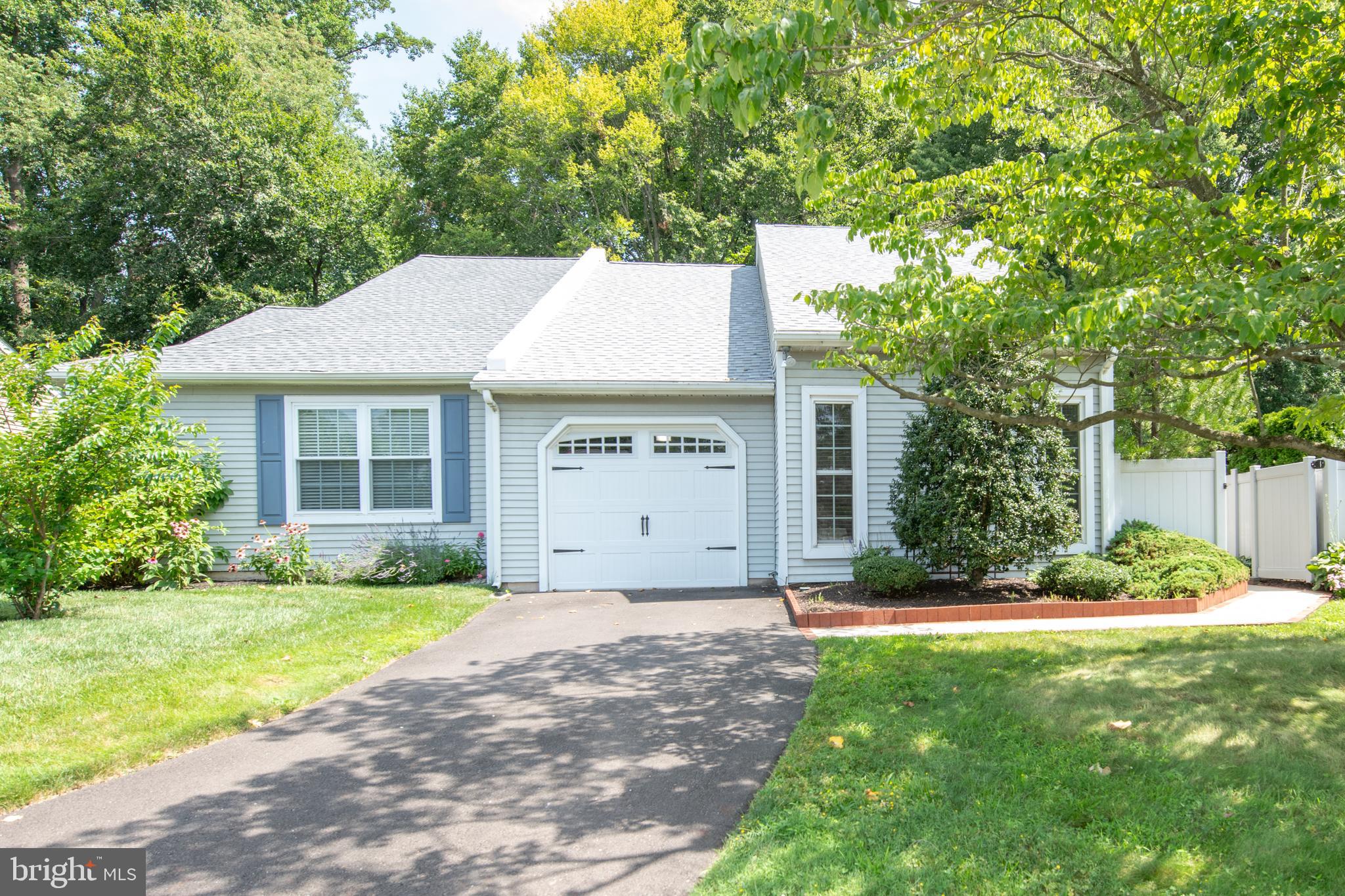 Newly offered charming, spacious 2 bedrooms, 2 full baths, twin town home in the desirable Summit Trace community of Langhorne in the highly rated Neshaminy school district. This community is not an HOA so there are no association rules or fees. The first floor of this home features a foyer with coat closet, formal living room with vaulted ceiling, dining room with crown and chair rail molding with a pass through window to the kitchen. The kitchen has a sliding glass doors to a lovely, private, brick paver patio with an automatic awning where you can relax and enjoy the outdoors. The family room has crown and chair rail molding and built-ins on either side of the window. Bedroom 2 has a large closet and the hall bath has a stall shower and vanity sink. On the second floor there is a loft overlooking the living room. The spacious primary bedroom has a ceiling fan, huge walk-in closet attached primary bath with newer tile and tub/shower and there is a bonus room/office Additional features: convenient main floor laundry room with cabinets; one car garage with new garage door with automatic opener and inside access; security system; all windows have been replaced; convenient location close to shopping, restaurants and road access!! Make your appointment today!!