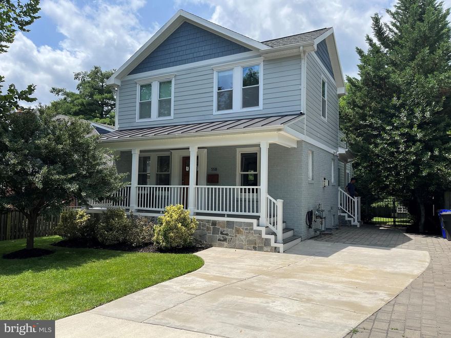 **Substantially expanded and renovated since 2015, this home now offers a bright, open interior with thoughtful details and fine finishes.**Enter through an inviting front porch to a large living room anchored by a fireplace and with space for several seating areas. The living room flows into the dining room and the adjoining butler's pantry, featuring glass front cabinets and quartz tops.**The kitchen has crisp white cabinets, quartz countertops, and stainless appliances.** A built-in banquette provides seating in the breakfast areas.   The family room has areas for media and play and opens to the back porch, patio, and well-landscaped yard.**Two deep  closets provide good storage in the mudroom which opens to the side porch and driveway -- so convenient for bringing groceries and packages directly into the home.** A powder room is well placed off the mudroom**Upstairs, the primary bedroom has space for  a desk or seating area and a fitted walk in closet** An oversized shower, double vanity, and classic details distinguish the primary bathroom.**Three more bedrooms with vaulted ceilings are on this floor along with a renovated hall bathroom.** The laundry room is conveniently located upstairs, too**In the lower level, the well proportioned rec room has areas for media, play, or an office along with a  door to the side yard**The  private fifth bedroom has a large closet with built-in drawers and organizers and a bright window**Large exercise equipment can be accommodated in the gym, and a rubber floor ensure comfortable workouts**Most convenient location less than a half mile to  Virginia  Square Metro and walkable to shops, restaurants, and services in the Courthouse/Clarendon/Ballston neighborhoods. **A few blocks to tennis courts and playground and near the bike trail**Easy commute to Washington, Rosslyn-Ballston business corridor,  Amazon HQ2 at  National Landing/Pentagon City/Crystal City, Fort Myer/Henderson Hall, Pentagon, Foreign Service Institute, and Army Readiness Center.**People working from can take a break with a walk for coffee through the leafy streets of Ashton Heights.**A pristine home with stylish details and an enviable location**