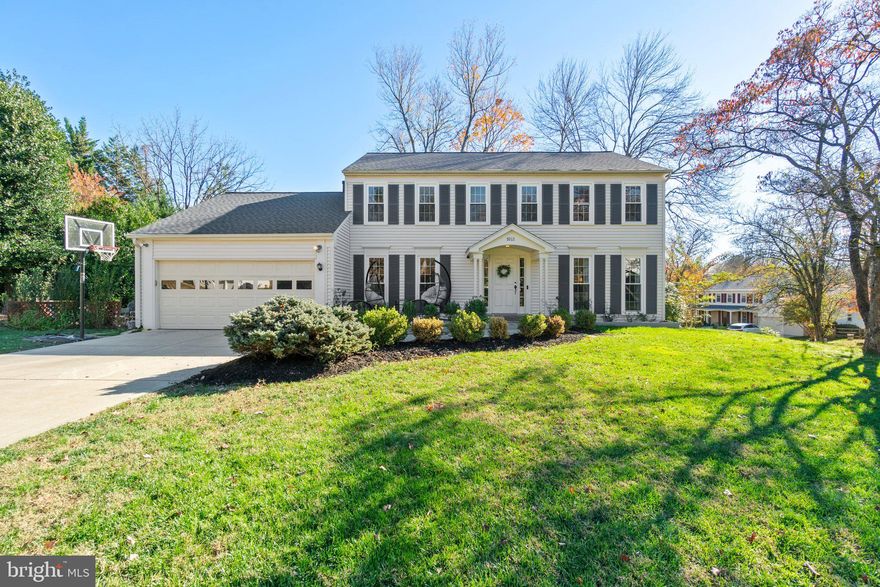 Presenting this stunning, fully renovated colonial home in the heart of Potomac Commons! This spacious property features five generous bedrooms—four on the upper level with two full bathrooms, one on the lower level with one full bathroom, and an additional half bath on the main level. Adjacent to the kitchen, you'll discover a bright and sunlit breakfast room.  The home also includes a two-car attached garage. Recent upgrades include a brand-new roof, water heater, HVAC, kitchen, floors, and updated windows for enhanced efficiency. The lower level is fully finished, offering additional living space and a convenient walkout to the expansive backyard. The deck provides a great spot to relax, with plenty of room to enjoy the serene surroundings. All lights and outlets are equipped with smart technology, easily controlled through a home smart system like Alexa, allowing for effortless activation with voice commands! Located close to neighborhood parks, major roads, highways, shopping, dining, and so much more, this home combines comfort with unbeatable convenience. Don't miss the opportunity to own this beautifully upgraded colonial gem!