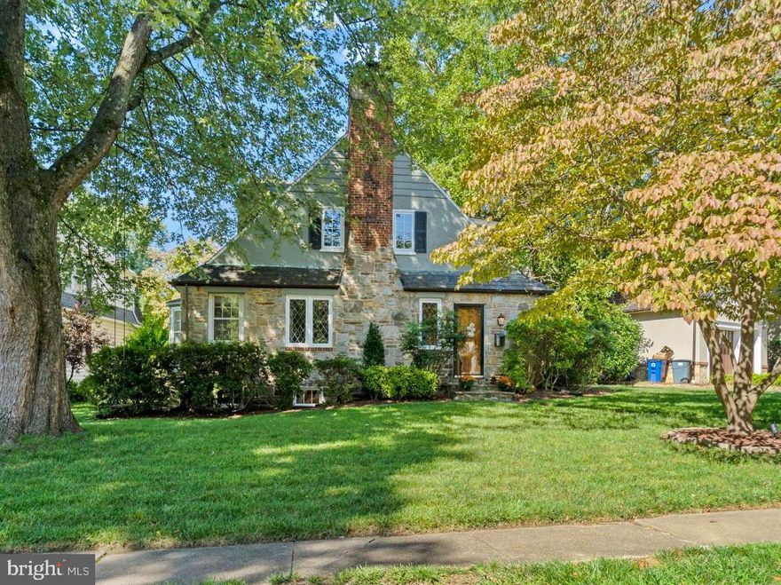 Welcome to this charming stone storybook home located in the sought-after neighborhood of Stoneleigh! This beautifully maintained residence offers a perfect blend of original character and modern updates, making it the ideal place to call home.Upon entering, you will be greeted by a spacious and inviting interior that spans across three levels. The main level features a  living room with a fire place and custom window nook, dining room, an updated kitchen, and an office space perfect for those working from home. Additionally, a rear addition with a breakfast room and family room provides the perfect space for relaxation.
The home boasts three bedrooms and three full baths. The designer light fixtures add a touch of elegance, and the custom window treatments, blinds, and shades provide privacy and style. The preservation of the original character, including built-ins, further enhances the charm and uniqueness of this home. Outside, you'll find a stone patio where you can enjoy the tranquility of the quiet street and partial fenced yard. The exterior features of this home perfectly complement its storybook aesthetic, creating an inviting atmosphere for outdoor gatherings or simply unwinding after a long day.
One of the many highlights of this home is its convenient location. Situated within walking distance to local schools, community pool, and shops, you'll have everything you need right at your fingertips. Stoneleigh is a highly sought-after neighborhood known for its friendly community and convenient amenities. There is a voluntary HOA  ($55/year) Pool dues  are  an additional fee. Visit  stoneleigh21212.org for more information. 
 Updates and services-  installation of new copper gutters on the front of the home and new aluminum gutter and drainage system on the rear of the home,  AC system was replaced in 2021, a smart GE washer and dryer added in 2023, Chimneys serviced, slate roof serviced.  Don't miss the opportunity to make this exceptional Stoneleigh home your own. Schedule a showing today and experience the perfect blend of timeless charm and modern comfort that awaits you.