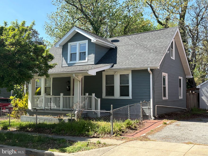 Charming Cape Cod with Flexible Layout and Strong Value Potential, Near Washington, D.C.<br> <br> 

This classic Cape Cod, located just off Rhode Island Ave on the D.C.–Maryland line, offers convenient access to transit, city amenities, and neighborhood conveniences. The home is filled with natural light throughout both the main level and upper floor, creating a bright, welcoming atmosphere. Its flexible layout and functional spaces make it a fantastic opportunity for homeowners, investors, or those in need of extra space. <br> <br> 

The main level features two bedrooms, a full bathroom, and a cozy living area with hardwood floors throughout. The kitchen is well-appointed and offers direct access to the back porch. There’s also an additional side door adding extra convenience and flexibility for entry and exit. <br> <br> 

The upper level includes a spacious primary bedroom with generous closet space and plenty of natural light. Additionally, there are two more bedrooms and a full bathroom. The upper level also boasts a dedicated office space/flex room — perfect for working from home or as a study area. <br> <br> 

The fully finished basement, with a separate entrance, adds significant value and versatility. It includes a living area, a second kitchen, a full bath, and two bonus rooms, making it ideal for house hackers, investors, or buyers looking for additional living space for extended family. <br> <br> 

Outdoor features include a fenced yard, deck, patio, storage shed, and a two-car driveway for added convenience. <br> <br> 

Sold as-is, this property offers a rare opportunity for homeowners and investors to add personal touches and unlock its full potential. The home shows typical wear and tear. Appliances convey as-is. Its flexible layout, finished basement, and prime location combine character, functionality, and strong long-term value.<br> <br>