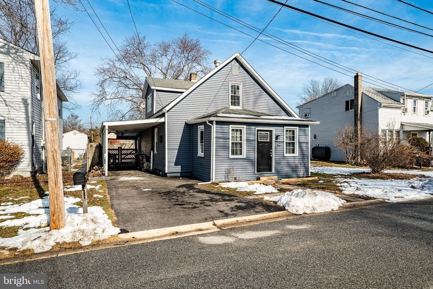 Updated and move-in ready single home with private driveway and carport! This well-maintained property features brand new luxury vinyl plank flooring, recessed lighting, and a beautifully updated kitchen on the main level.  The main level features a bathroom with laundry, a bedroom and an office.  Newer heater (2 yrs old) and driveway (1 yr old).  Upstairs offers a spacious primary bedroom with walk-in closet, an additional big, bright bedroom, and a full bath. The enclosed four-seasons rear porch provides valuable bonus living space—perfect for a sitting area, office, or playroom. A large privacy-fenced yard, driveway parking, and a quiet residential street combine to make this a great opportunity for a first-time buyer to grow into. Conveniently located near public transportation, shopping, and schools, and just minutes to Neumann and Widener Universities, Wilmington, DE, and Philadelphia International Airport.
