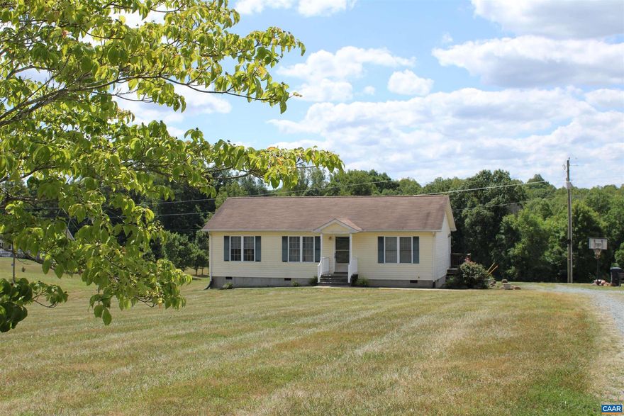 Cozy country living with fantastic views. Incredible deck to sip your coffee or ice tea and watch the beautiful sky change. This adorable 3 bedroom, 2 bath home is ready for its new owners! Sitting on just over 2 acres, there is plenty of room for a garden and a variety of outdoor activities! Peaceful living at it's best! Sold as is.