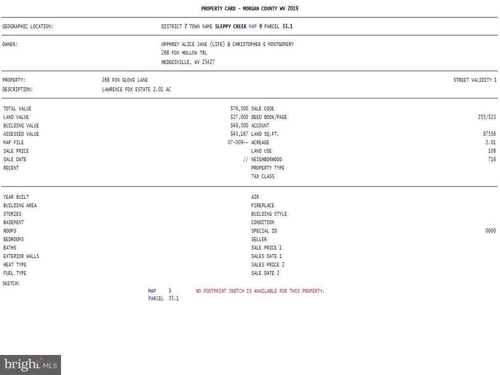 SLEEPY CREEK DISTRICT - Residential