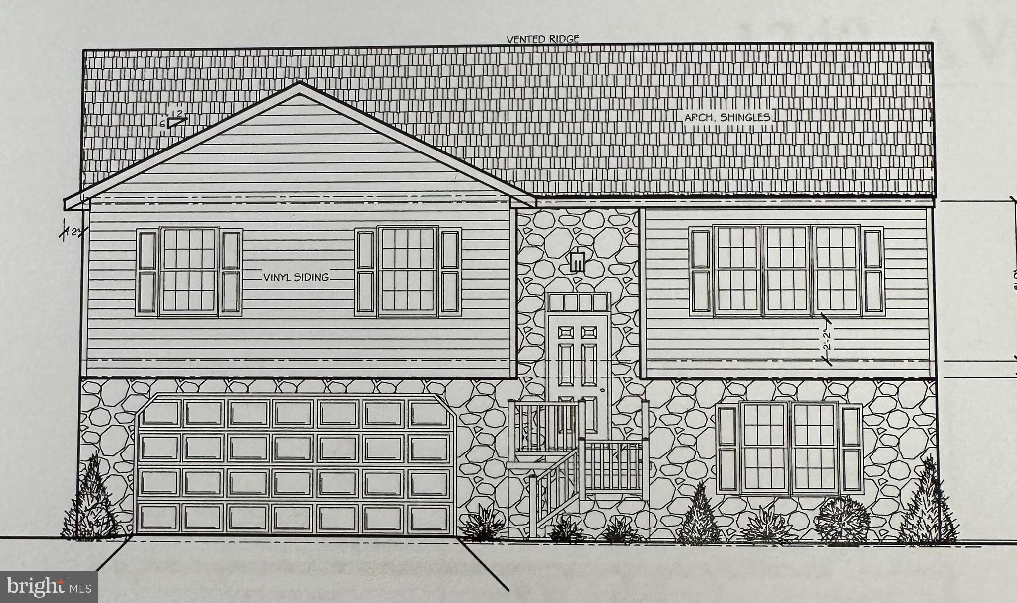 Buyer must purchase lot and obtain construction loan. Builder has plans and permit to build this 3 bedroom, 2.5 bath Bi-level on level lot with with finished lower level featuring a family room, laundry room and 1/2 bath. Taxes are for the land only.