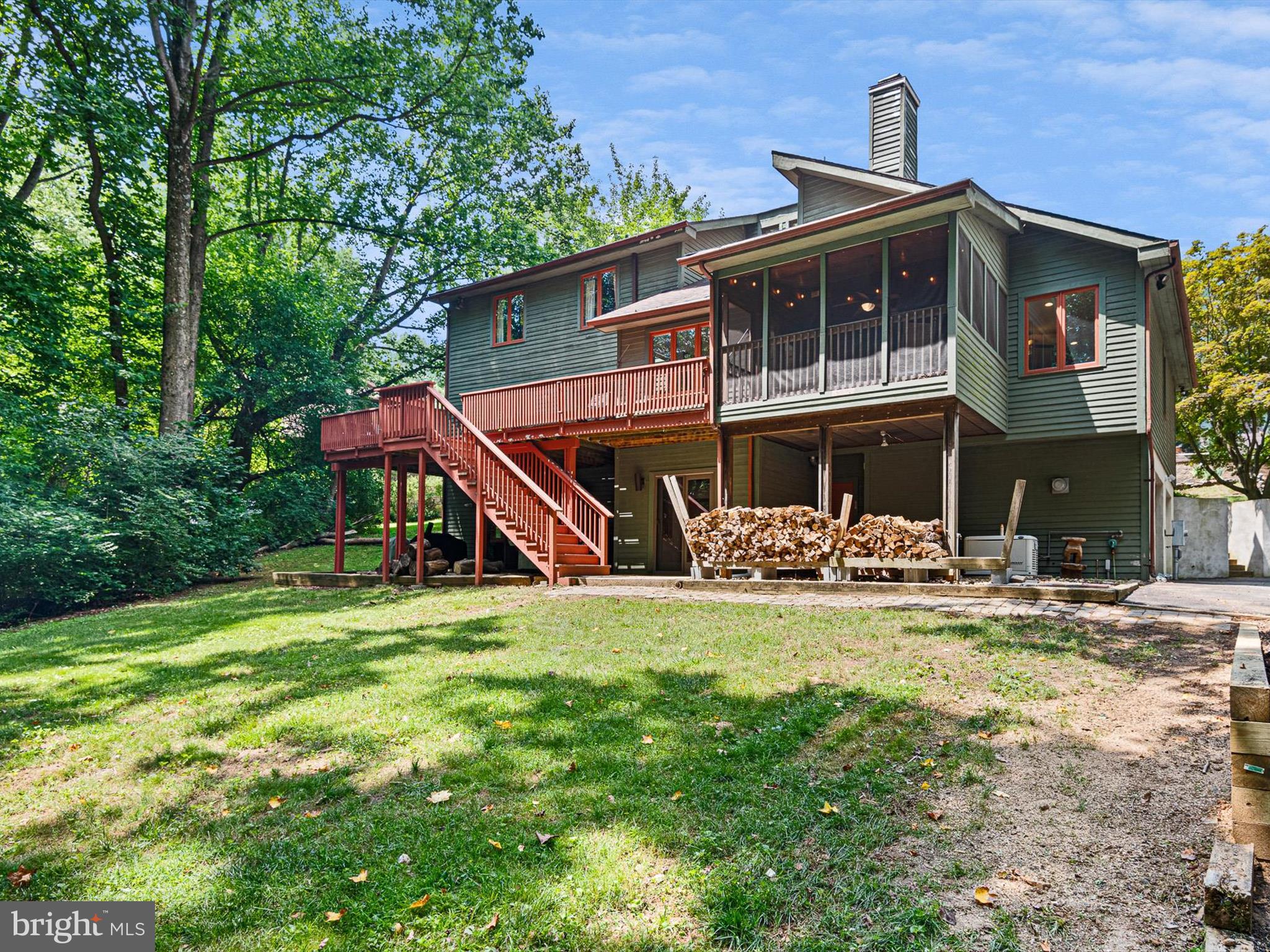 Welcome to 19 White Oak Road in the desirable Landsdowne Farm neighborhood! This beautifully updated home has been lovingly maintained by its owners. The spacious kitchen features modern appliances, including a wine fridge, perfect for entertaining. The first floor master bedroom, has a fireplace and is complete with built in shelving in the walk-in closet. The master bath has heated floors and a heated fan above. Step outside onto the main level deck and screened-in porch, where you can enjoy scenic views of your 2.4 acre wooded lot, beautifully changing with the seasons. The second floor includes 3 bedrooms, one bedroom includes a cedar lined closet and private spiral staircase which leads to the kitchen. The lower level offers a bedroom with walk-in closet and full ensuite bath, providing versatile living options. Additional highlights include an outdoor fire pit, main and lower level wood-burning fireplace inserts to help with heating costs, wifi activated garage and front door entry, dual septic drain fields, whole house sediment filter and water softener, hvac is electric with propane backup, and a generator for added peace of mind. The driveway was redone in 2024. Don’t miss the opportunity to own this charming, move-in-ready home!
Agent is related to owner