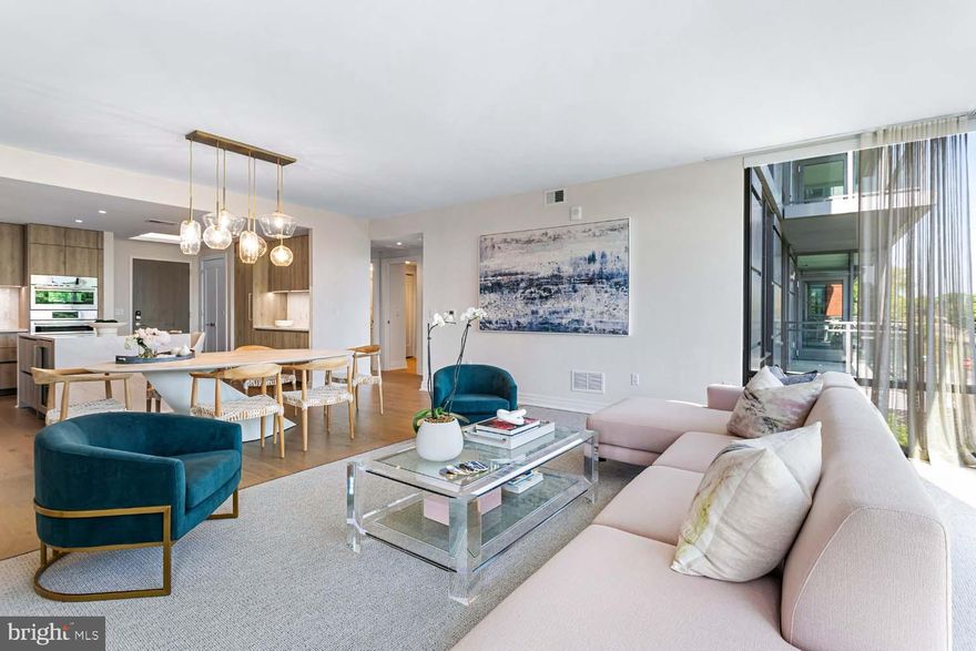 BRAND NEW Two Bedroom/Two Bathroom Model just released at Old Town’s newest and most exclusive luxury condominium building, MUSE. Unit 207 is an open concept floor plan and designed to utilize every inch with purpose, and offers  9’ ceilings, an expansive private balcony overlooking the Potomac River, and an abundance of natural light with walls of floor-to-ceiling windows.  There is more than enough storage in the kitchen with a generous amount of kitchen cabinets,  a pantry and an expansive island.   A linen closet and spacious laundry room ensures plenty of closets and storage throughout the condo.

Built by renowned local developer, Carr Companies, the finishes in this building are extraordinary, with a myriad of layouts to suit your lifestyle. Clean lines and light textures unite the welcoming chef’s kitchens equipped with panelized Thermador appliances, Quartz countertops, vast island space including an incorporated wine fridge, and ample storage with custom Italian flat panel wood cabinetry from Snaidero! All homes feature at least 9' ceilings, 7.5-inch-wide hardwood flooring, recessed lighting, and window treatments. Luxuriate in serenity in owner’s suite/guest bathrooms that include a neutral color palette, Waterworks fixtures, Calacatta porcelain tile, and custom Snaidero cabinetry. 

MUSE offers a turn-key elevated lifestyle. Enter into our Grand Lobby, where you will be met by our daytime porter, Full-Service 24-hour Concierge, and on-site building manager and engineer to assist with your every need. Designed to elevate the most discerning modern lifestyle, the rooftop clubroom offers endless entertainment options with expansive views of the DC Monuments, Potomac River, and Old Town Skyline. Whether warming by the fireplace, refreshing at the bar in our indoor Owner’s Watercolor Lounge, or sojourning in solitude, this bright space transitions seamlessly into the outdoors with floor-to-ceiling windows that open up to ample terrace areas. Bask in the waterfront breeze while firing up the grill or relax in chic lounge seating while enjoying panoramic views. Energy abounds in the Penthouse-level fitness and yoga studios featuring state-of-the-art equipment and cutting-edge technology. Complete with an outdoor fitness terrace, there’s no shortage of options to relieve your stress and stay in shape. 

MUSE is the ideal location in North Old Town's,  Alexandria's newest Arts District,  with direct access to the Mount Vernon Trail and a stone’s throw from DC. Come see what all the fuss is about! Immediate Occupancy available. 

Muse also has additional  2 bed 2 bath floor plans available.  Some photos are of our model, similar floor plan.