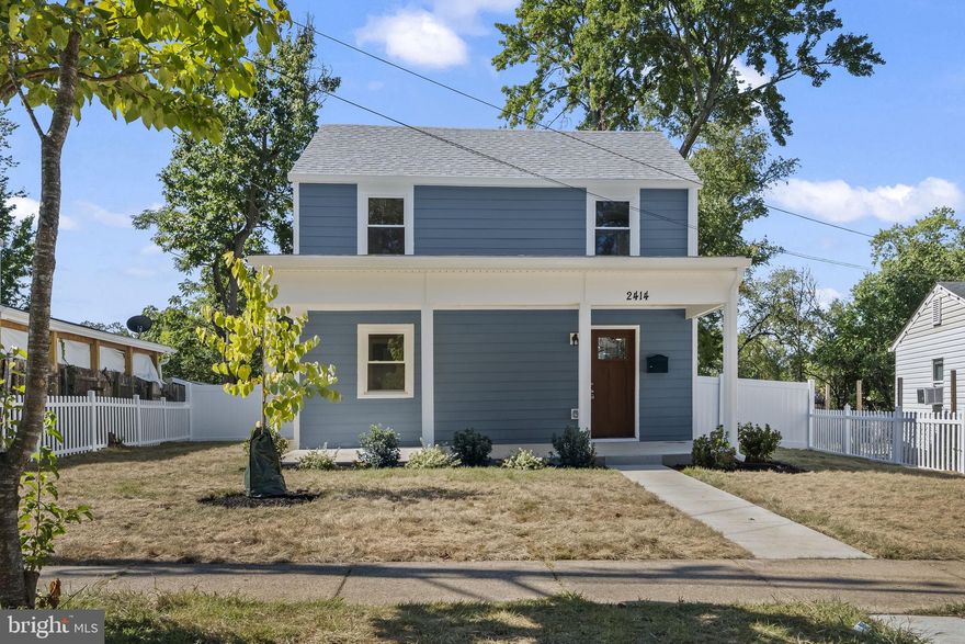 Incredible opportunity for first-time home buyers! Purchasers of this home only need to qualify for a $340,000 mortgage! The seller, Housing Initiative Partnership, Inc. is offering a 2nd Deed of Trust for up to $30,000 with zero interest, zero payments, which is forgiven incrementally over 15 years! Buyers must be first-time homebuyers at or below 80% of the median area income. This incredible home has been completely renovated and is gorgeous inside and out! As you approach the home, you are greeted by the inviting front porch. Inside, you'll immediately notice the beautiful luxury vinyl plank flooring that runs throughout the home. The living space flows right into the dining area and the bright, well-appointed kitchen, which features quartz countertops, stainless steel appliances, and a generous island. The main level also offers a primary bedroom and a full primary bathroom. Upstairs, there are two spacious bedrooms and another full bathroom. Outside, the large back yard is fully enclosed with privacy fencing, and there is a great back patio where you can relax and soak it all in. All renovations in the home were fully permitted and completed by licensed contractors. The renovations include a new front porch and back patio, new fencing, new Hardie plank siding, all new windows and doors, a new roof, new HVAC, all new flooring and paint, all new kitchens and bathrooms, upgraded electric service, all new fixtures, and new plumbing and electrical. It's a new old house!