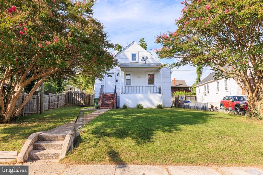 Amazing value in this  3-4 bed 1.5 bath Cape Cod detached home on quiet street in Hamilton.   Instant equity!  Priced well below market value to allow for new owner to update to their liking - and still have plenty of equity.  Perfect opportunity to live in a home while updating to your own personal liking.  Eat in kitchen walks out to enclosed sunroom.  Huge front and back yards.  Big, open basement is mostly finished and offers new owners lots of options:  Customize the layout to fit your life, expand bathroom from half to full, or enjoy at its current layout.  Other features of this home include:  Hardwood floors; Covered front porch; Central HVAC.  All this for a great price and a great location - tucked away in a low traffic area of Hamilton, yet very close to shopping, restaurants, schools, & major routes.