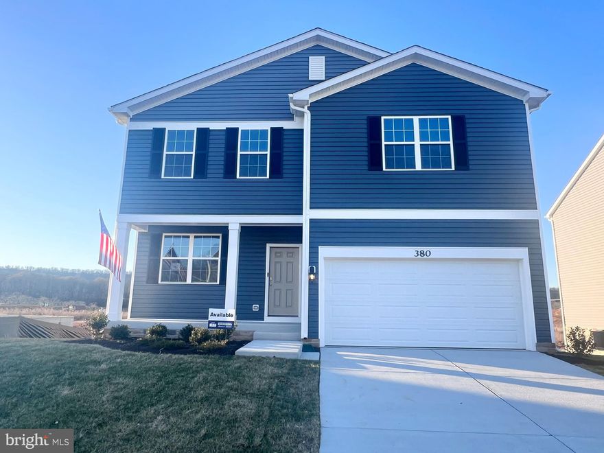 The Eastover offers 4 bedrooms with 2.5 half baths, LVP flooring throughout on the main level and a second level laundry room. An open foyer welcomes you as you walk in and there is space for a home office just off of the family room. Enjoy lots of natural light from the large windows and sliding glass door as you enter the family room and open concept kitchen which includes white cabinets, stainless steel appliances, granite and large pantry.  This home also features a full walk out basement that includes a finished recreation room, a rough in for a 3rd full bath and added storage.