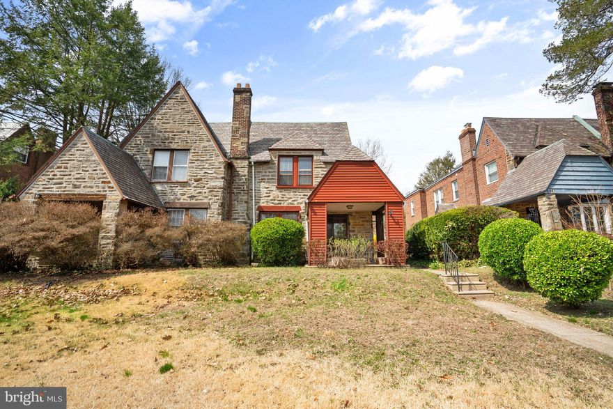 Walk into equity. The home appraised for $588K, and a property down the street recently sold for $655K. Recently featured in The Philadelphia Inquirer as “House of the Week,” this classic Mt. Airy twin located in the Henry H. Houston K-8 catchment blends timeless character with a functional layout and well-maintained spaces. From original architectural details to inviting indoor and outdoor areas, this home offers the charm Mt. Airy is known for with the comfort today’s buyers appreciate.

The main level features a spacious living room with hardwood floors and a fireplace, flowing into the dining area showcasing original architectural plaster detailing. Arched French doors lead into the kitchen, which offers ample cabinetry and charming stained-glass windows. A convenient first-floor powder room completes the main level.

Upstairs you’ll find three generously sized bedrooms, including a primary suite with a private bath. The finished walkout basement provides additional living space with a second fireplace, ideal for a home office, media room, or playroom.

Enjoy outdoor living with a covered front porch, rear patio, and two green spaces. A rare two-car garage provides secure parking and additional storage.

Recent updates include a new hot water heater (2026), heater (approximately 3 years old), and sewer line replacement from the house to the curb (approximately 8 years ago).

Conveniently located just a 4-minute walk to Sedgwick Station on the Chestnut Hill East Line, with easy access to nearby parks including Mt. Airy Playground, Pleasant Playground, and Robert Johnston Field.

A wonderful opportunity to own a character-filled home in one of Mt. Airy’s most sought-after neighborhoods.