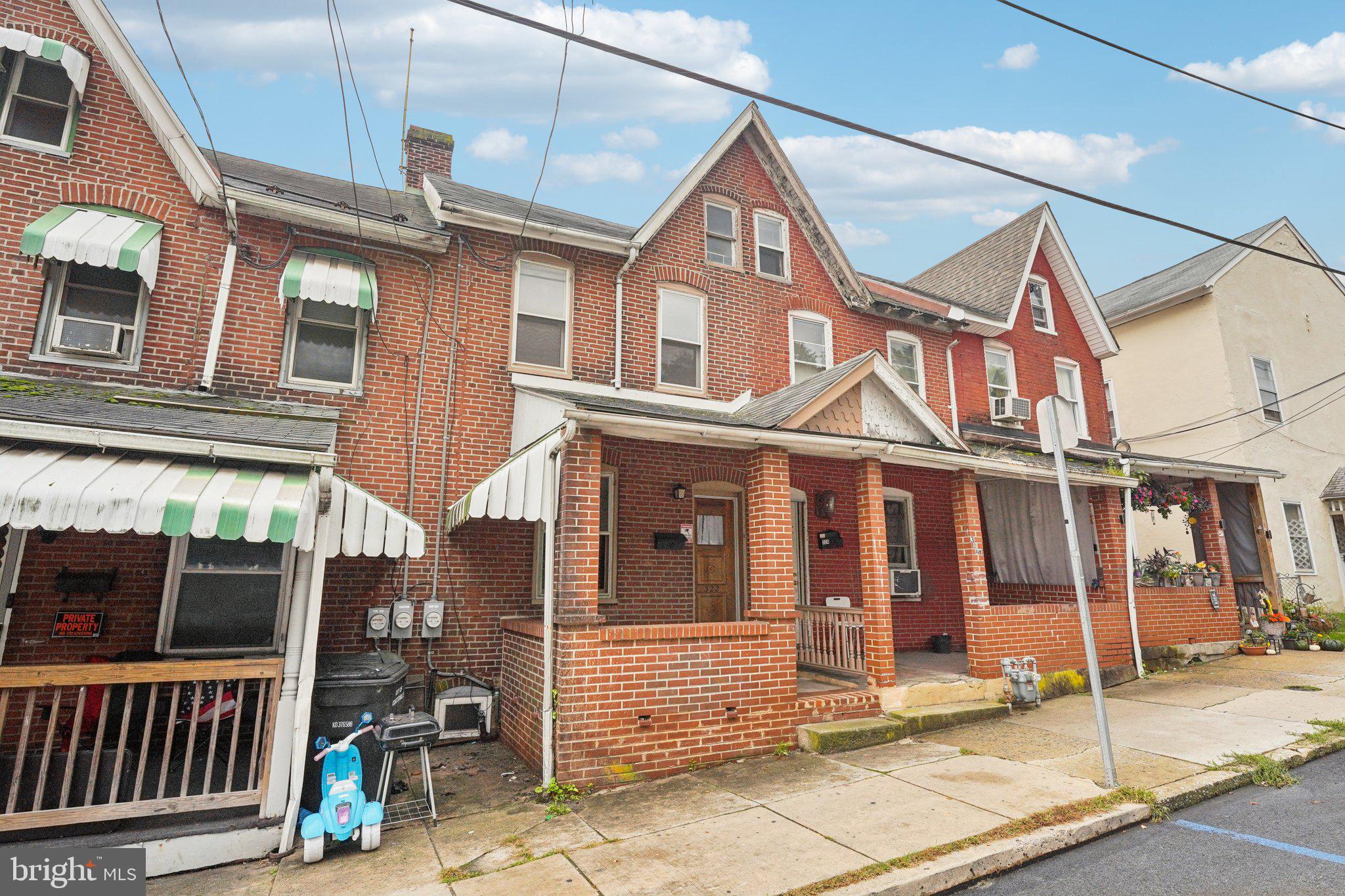 Turn-key in Coatesville! Welcome to this freshly renovated row home in the heart of Coatesville. This 3 - bedroom, 1 bath with huge 3rd floor flex space blends classic charms with freshly updated spaces! Once inside you will find an open and inviting main level with new flooring, fresh paint and abundant natural light. Nicely updated kitchen and an adorable mud-room complete the first floor. The 2nd floor offers 3 charming bedrooms, new carpets and a refreshed full bath. A welcome surprise is the huge 3rd floor flex space which would make a great 4th bedroom. Don't overlook the large additional storage space. Every inch of this home has been refreshed and updated including, 220v electrical panel, electric baseboard heating and a brand new hot water heater! Lastly and probably most coveted in this neighborhood, is private off street parking with a large private garage offering tons of additional storage space. Whether you are looking for your next turn-key rental or a reasonably priced starter home, this property represents a great opportunity!