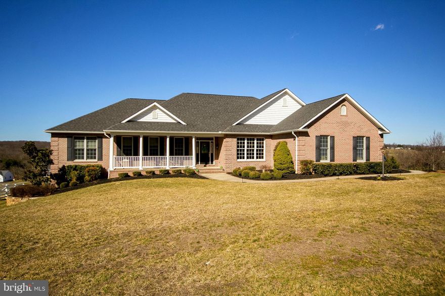 Fantastic 4 bed, 3.5 bath corner lot colonial with over 5500+ finished sqft on .97 acre lot with 3 car garage! Media room, fully finished walkout level basement, Marble fireplaces, fresh paint throughout, new lighting and massive amounts of storage. Main level Master bedroom with double walk-ins, double sinks soaking tub and bidet..Beautiful view from the sunroom and covered trex deck out back.