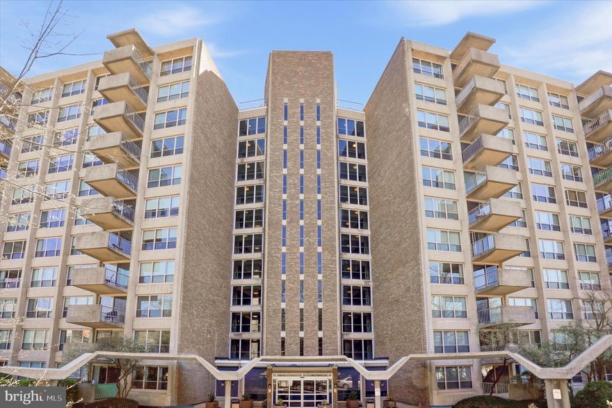 Amazing treetop views in a  3 bedroom wraparound unit on the 10th floor of the popular Green Hill Condominiums.  Bright and sunny unit!  Large windows and two balconies for you to enjoy the morning and evening sun.  Updated kitchen with breakfast area. The wall of windows overlooks the community pool.  The living room and dining room are an open floor plan. Easy flow for entertaining. The spacious primary bedroom is where you will find the second balcony with a view of the adjacent Friends School property. This bedroom has walk in closets and private bathroom with stall shower. The other two  large bedrooms offer nice sized closets. The perfect home office space. Updated hall bath and a powder room is located off the tile entry way. Of course washer and dryer are in the unit. The Green Hill is a secure gated community with a 24 hour doorman.  A shuttle service available for shopping and Dr appts. Carefree living at it's finest. Utilities are included in the condo fee. You pay for phone and cable. Extra fee for pool and spa.  A parking spot is included in the sale. Storage bin in the basement of the building. Don't wait. This is the one!