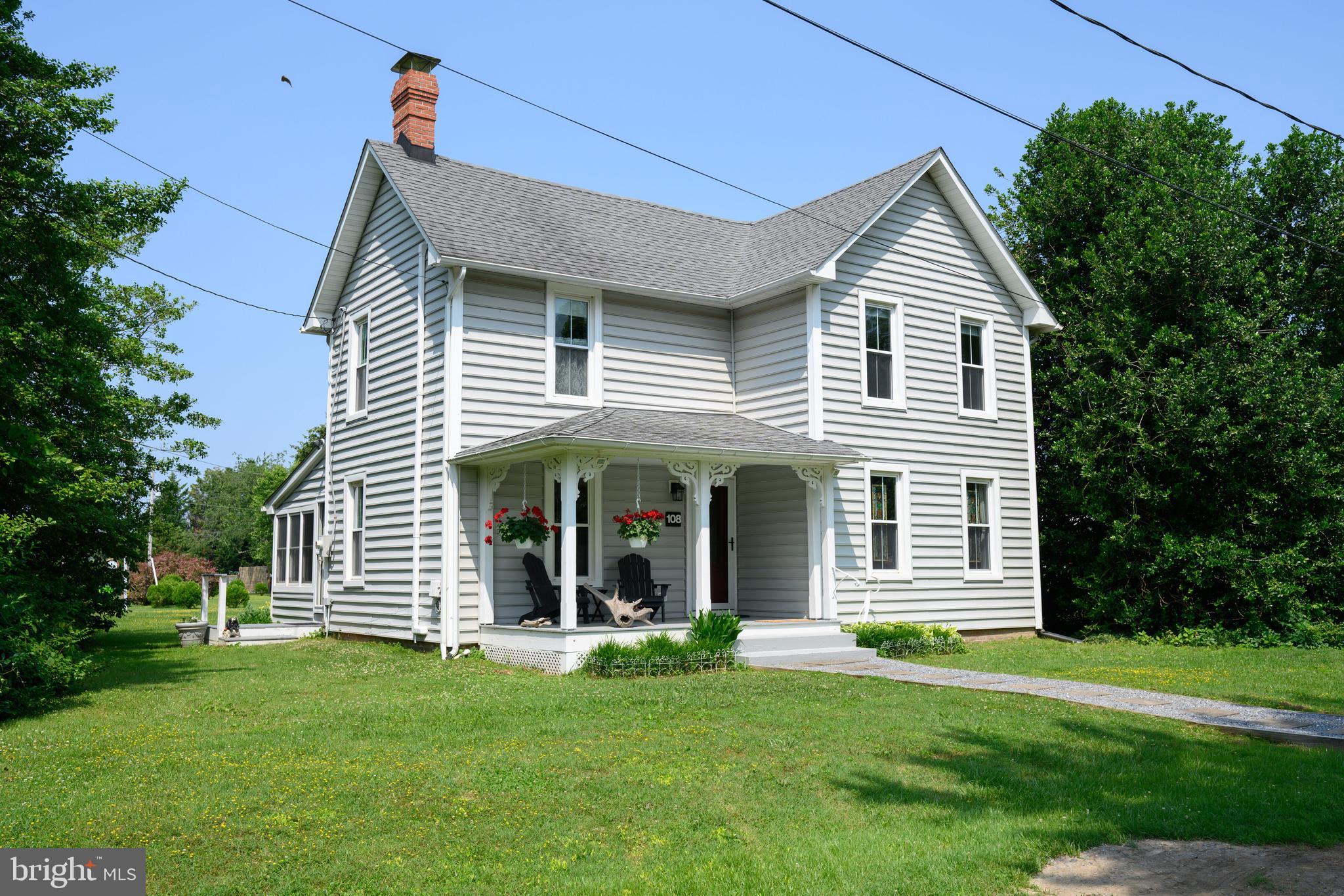 Charming 1906 Farmhouse on Almost Half an Acre
Step back in time with this beautifully maintained 1906 farmhouse, perfectly situated on nearly half an acre of land. This inviting home blends timeless character with thoughtful updates and is ready for its next chapter.
The property includes two versatile outbuildings, both with electric. A newly constructed 20x20 two-level shop provides ample space for hobbies or storage, while a second outbuilding is currently set up as a work-from-home office or creative studio.
Enjoy outdoor living for six months of the year in the backyard picnic area, ideal for entertaining or relaxing. Inside, the home features a classic farmhouse kitchen with eat-in space, original wood flooring in the living room, and a cozy family room that could serve as a third bedroom. A charming, enclosed porch with heating and air offers a delightful retreat for reading or enjoying a quiet afternoon.
Upstairs, you’ll find two spacious bedrooms and a beautifully updated full bath. A convenient half bath with laundry is located on the main level. Sellers have really maintained this home and added modern convivences for efficiency for heat and air and much more. If you need a third bedroom the family room could easily be used as a third bedroom.
A rare blend of history, charm, and functionality—don’t miss your chance to own this special property.
.