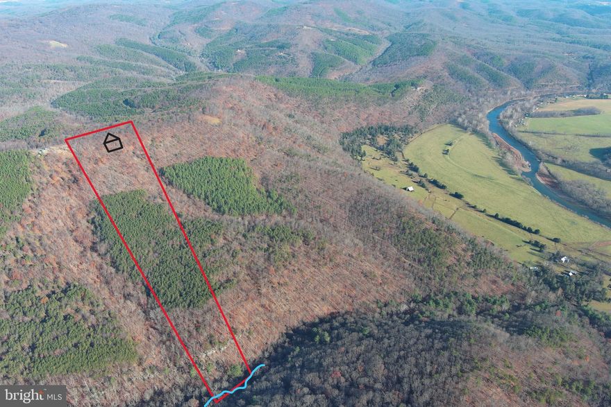 RIVER WATCH.....26 WOODED ACRES ELEVATED AT 1400 FT WITH FLAWLESS VIEWS OF THE SOUTH BRANCH OF THE POTOMAC RIVER AND SOUTHERN MOUNTAIN RANGES. NICE RIDGE TOP BUILDING SITE, BIG ENOUGH TO ACCOMODATE ANYTHING YOU WANT TO BUILD. MINIMAL INFRASTRUCTURE COSTS; SHORT DRIVEWAY, SHORT PULL FOR ELECTRICITY AND MINIMAL TREE REMOVAL FOR MAXIMUM VIEW. HARDWOOD FOREST WITH A MASSIVE LOBLOLLY PINE THICKETT IN THE MIDDLE AND A BOLD WET WEATHER STREAM AT THE BOTTOM. THIS PROPERTY WILL FOOL YOU AT FIRST GLANCE, IT LAYS MUCH BETTER THAN YOU THINK AND IS VERY USABLE WITH INSTALLATION OF AN ATV TRAIL. LOCATED IN THE PRESTIGIOUS COMMUNITY OF "THE BLUFFS ON THE POTOMAC".....THE BLUFFS IS KNOWN FOR IT'S ABUNDANCE OF BIG BUCKS, BEAR & TURKEY. AS AN ADDED BONUS, THE COMMUNITY HAS IT'S OWN PRIVATE COMMON AREA ON THE SOUTH BRANCH OF THE POTOMAC RIVER FOR CANOE, KAYAK, TUBES, FISH & SWIM......A PRIVATE PARK ON THE RIVER FOR YOUR SUMMERTIME ENJOYMENT. BUILD, CAMP, HUNT, HIKE, ATV'S, SHOOT......ENDLESS OUTDOOR ACTIVITIES AT YOUR FINGERTIPS.....IF YOU'VE BEEN LOOKING FOR SOMETHING SPECIAL, THIS IS IT. WORTHY OF A TROPHY HOME OR LUXURY CABIN......THE VIEW WILL NOT DISAPPOINT! THIS ONE'S JUST GONNA KEEP GETTING BETTER, ONCE YOU START CLEARING YOUR BUILD SITE, YOU'LL BE SHOCKED BY HOW AN AMAZING VIEW TURNS INTO A WORLD CLASS VIEW.