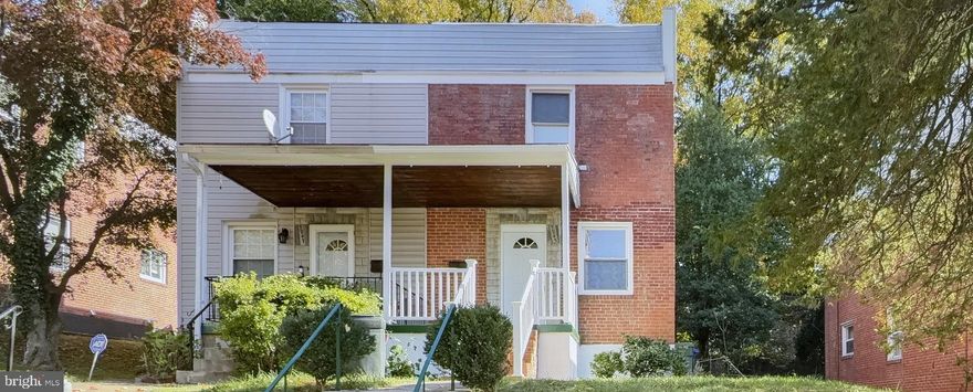 This semi-detached home in the Walther neighborhood offers 3 bedrooms, 1 full bath, and 1 half bath, making it an excellent choice for comfortable city living.  Featuring a classic brick exterior, the property includes central air, natural gas heating, and public utilities. With on-street parking, this home provides easy access to Baltimore City