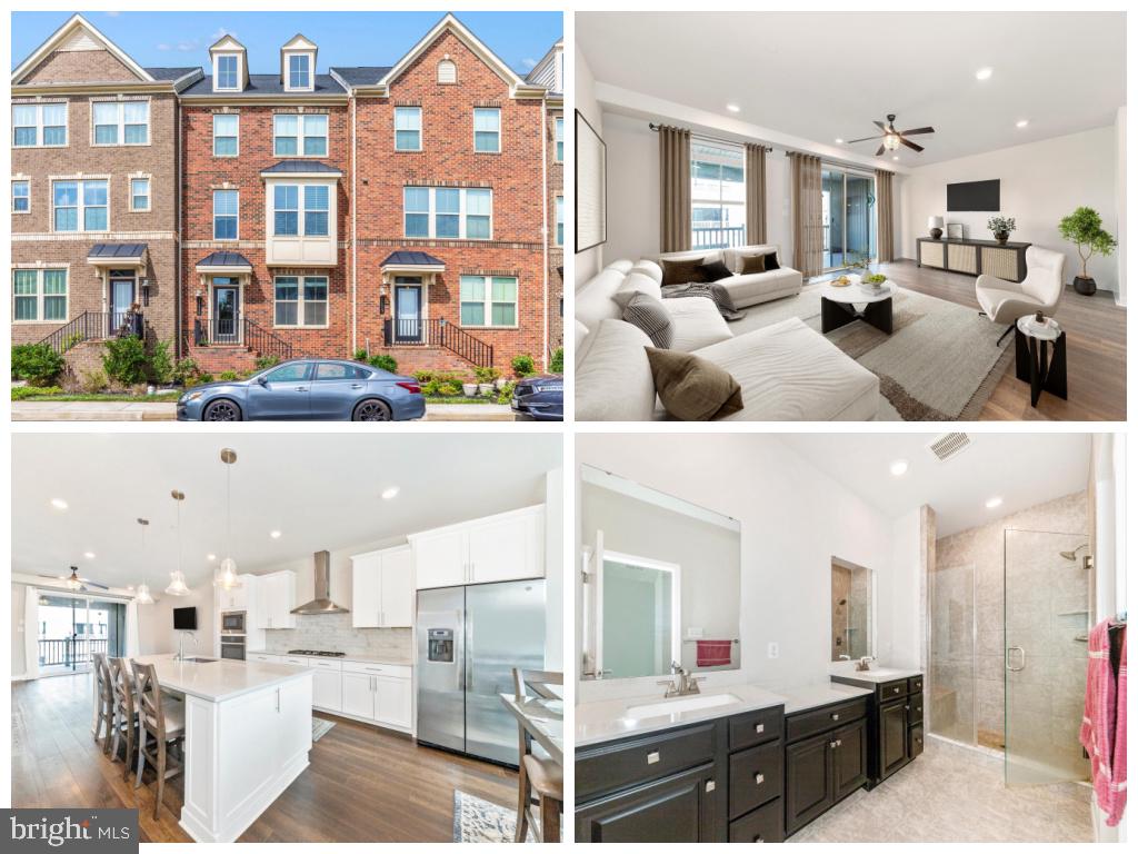 ***OPEN HOUSE*** Saturday, 7/26 from 11-1pm ***OPEN HOUSE*** Make this house your new home! Located in the sought-after Landsdale community, this beautifully maintained 3-bedroom, 2 full and 2 half bath townhome offers three levels of comfortable living space.
The entry-level welcomes you with a spacious family room—perfect for a home office, gym, or additional living space—as well as a convenient half bath and access to the finished 2-car garage, complete with epoxy flooring and an electric car charger. This home also includes a 2-car parking pad for added convenience. Upstairs on the main living level, you'll find a gourmet kitchen with stainless steel appliances and quartz countertops, LVP flooring and a bump-out for extra space, ideal for entertaining. The bright and airy living room opens to a large private balcony, and a second half bath adds convenience. The top level features a generous primary suite with a walk-in closet and en suite bath. Two additional bedrooms, a full bathroom, and a laundry room complete the upper floor. Don’t miss out on your opportunity to make this 4 year young home yours!