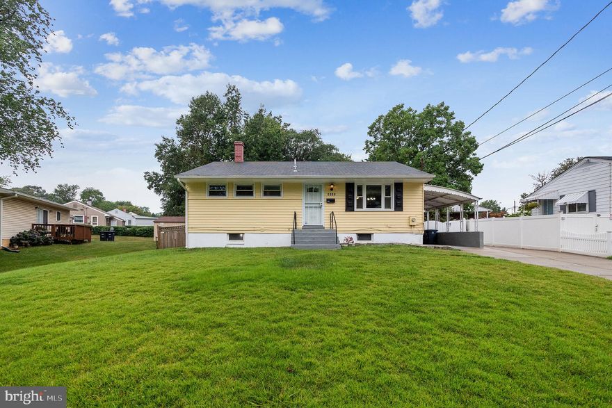 BACK on the Market at a NEW Price! Welcome home to your single-family rancher on a nice size lot.  Conveniently located near Rt. 50 and the 495 nestled back in the community of Carsondale.  With this five-car driveway, hardwood floors on the upper level, freshly painted, and new carpet in the basement home, you will not be disappointed.  Your fenced-in backyard will give you hours of relaxation and tranquility.  Don't miss this home, it will not last long.