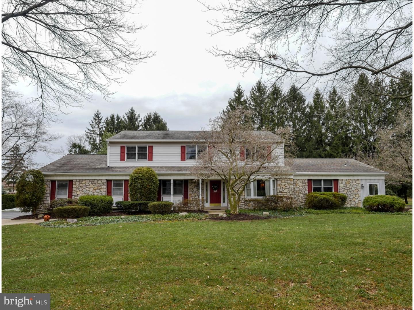 5 Green Valley in Churchville is an amazing home within Council Rock School District that is ready to impress you inside and out. There are two separate driveways, a bounty of evergreen landscaping, and beautiful stone details flanking the covered entry to the main house. Striking leaded glass and hardwood floors greet you as the formal living room opens to the right. This oversized space with contrasting crown molding enjoys a soft infusion of natural light from the bay window. The hardwood floors continue through the main level and into the spacious formal dining room that is perfect for hosting large holiday gatherings or intimate dinner parties. A gourmet kitchen will delight the chef as it boasts corian counters, a granite center island with two-sided breakfast bar, is well appointed with GE Profile appliances and a sub-zero fridge, and has an adjoining built-in desk and a casual dining area that fills with light. A large mudroom hosts the laundry, a powder room and has extra storage. Notice this home is truly immaculate, everything has been maintained and cared for in an extremely diligent manner. The family room draws you in with a floor-to-ceiling stone hearth with gas fireplace and natural wood mantle and a door leads to the greenhouse. A vast master suite gives the owners a serene bedroom with flowing sitting area and accent lighting. The master bath with raised ceiling and three skylights is highlighted by glass blocks, a jetted-tub with detailed tile surround, a walk-in shower and double vanity. There is also a roomy dressing area with customized closet donned with three sets of bi-fold mirrored doors. Three additional bedrooms are all generously sized, with ample closet space and lighted ceiling fans. The hall bath with two separate vanities features a jetted-tub and shower enclosure. A massive lower level will provide room for a variety of family activities plus extensive storage. This level features a full kitchen, playroom and game room. Adding a dose of pampered luxury around the corner is a oversized sauna room, full bath and two changing rooms. With a private entrance and it's own driveway with ample parking, a multi room space could be an in-law suite or a personal business office with reception area. Outside there is a patio leading to the pool, a raised sunning deck, shed and a grassy knoll. All cloaked in privacy landscaping. This is rare Bucks County find. Call today to schedule.