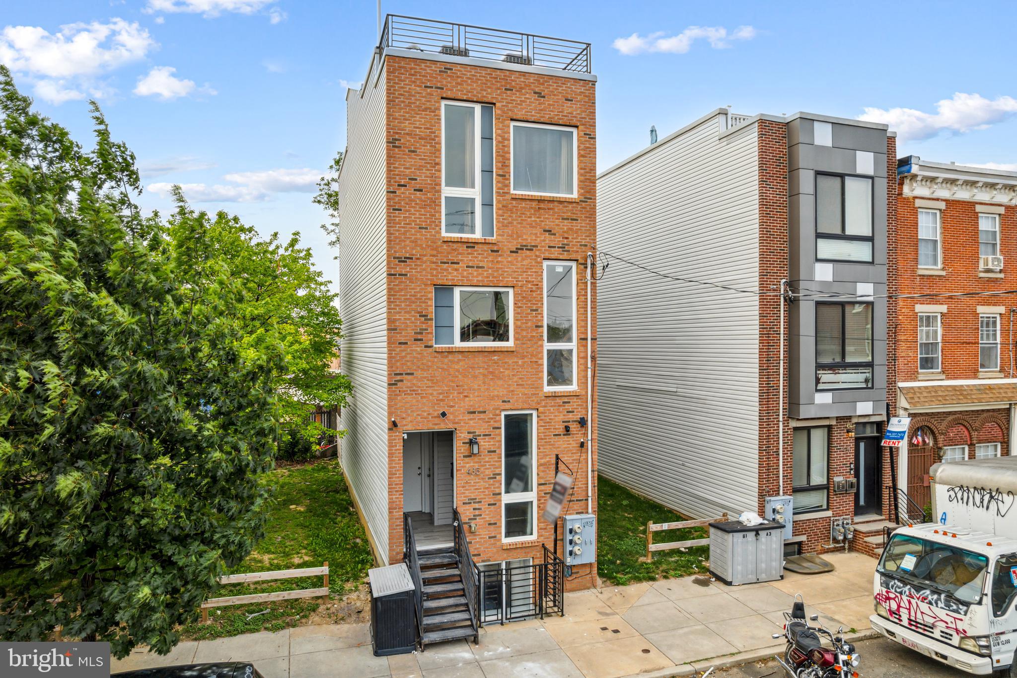 Motivated Seller – Duplex at 435 W Berks St, Old Kensington
This stunning duplex in Old Kensington is just over a year old and offers exceptional investment potential. Whether you're looking for an owner-occupied home or a lucrative addition to your portfolio, this property delivers on both fronts. With bright, spacious interiors and thoughtful modern design, this newer construction building stands out.
The property currently operates as a successful short-term rental, averaging $7,500 per month in Airbnb income. It also benefits from a tax abatement, further enhancing its financial appeal.
Each unit features an open-concept floor plan with sun-filled living spaces, sleek modern decor, and in-unit laundry. The kitchens are outfitted with quartz countertops, ample cabinetry, tile backsplashes, and stainless steel appliances. Bedrooms are generously sized with large windows and built-in closets. The lower unit includes luxury vinyl plank flooring and access to a private backyard, while the upper unit boasts white oak hardwood flooring and a rooftop deck with space for outdoor dining.
Located within walking distance of the Berks MFL Station, as well as neighborhood hotspots like bars, restaurants, and shops, this home is also steps away from a gym and grocery store—making everyday living incredibly convenient. Street parking is easy, and commuting around the city is hassle-free.
Don't miss your chance to own this unique, income-producing property in one of Philadelphia’s hottest neighborhoods. Schedule your showing today.
