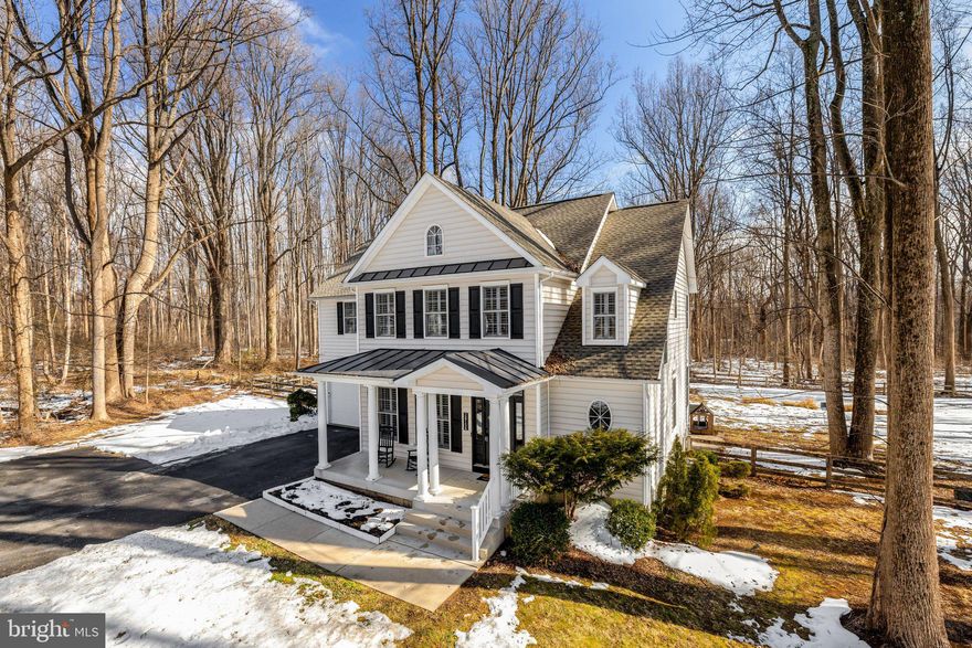 Open House on Sat., 2/21 from 2-4p and Sun., 2/22 from 1-3p.  Make sure to check out the gorgeous video tour in the Virtual Tour section too!  

Stunning 3-level Colonial with 2 car garage on a private, wooded and beautifully usable 2-acre lot in sought-after Aldie — NO HOA! This beautiful 4BR/4.5BA home offers the perfect combination of space, comfort, and privacy.

Enjoy a charming front porch, luxury vinyl floors, and a spacious main level featuring a formal dining room, powder room, and a large family room with gas fireplace. The gourmet kitchen has crisp white cabinetry and an island prep area, two ovens, gas cooking, large pantry and a bright eat-in breakfast area overlooking the screened-in porch. Recent appliance upgrades include dishwasher (2021) and stove (2021).

Upstairs, the expansive primary suite features a walk-in closet with custom organization and a spa-like en-suite bath with a large to-die-for walk-in shower. Three additional bedrooms include one with a private en-suite bath, plus two bedrooms served by a Jack and Jill bath. Convenient upper-level laundry with washer/dryer replaced in 2022.

The fully finished walk-up lower level is perfect for entertaining with a rec room, wet bar, full bath, flex room (ideal for gym/office), and plenty of storage.

Relax and unwind on the oversized screened-in porch overlooking the peaceful backyard and flat open acreage—perfect for outdoor living, entertaining, and enjoying country charm with modern convenience.
Major improvements include NEW roof (2024), furnace (2021), and sump pump (2023). 

Prime location close to shopping, dining, wineries, and commuter routes.

A rare opportunity for space, privacy, and freedom with no HOA — don’t miss it!