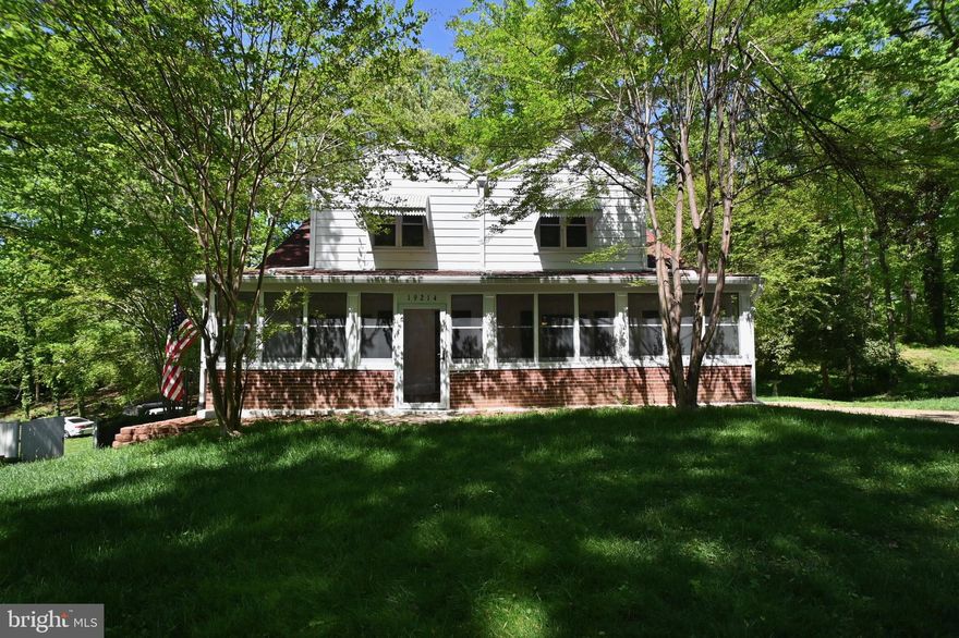 Sale includes 0.17 acre lot addressed 19210 Cardinal Heights Road.  Total lot size is a half acre!  This super unique home has loads of updates throughout and sits on a private lot with loads of parking and NO HOA!  A freshly painted front porch runs the length of the home.  It has windows and screens so you can enjoy year round!  All windows in the home have been updated!   Roof was replaced in 2012! The main level offers hardwood flooring, living and dining rooms, three bedrooms, an updated full bathroom and a gourmet kitchen!  The updated kitchen has granite counters, LOADS of cabinet space, a built-in desk area, a skylight and stainless steel appliances to include double ovens and a gas cooktop.  Main level full bathroom has been updated with ceramic tile, vanity, ceramic tile shower surround and frameless shower door!  Upper level layout offers loads of possibilities with three more bedrooms, two family rooms / living areas, a full bathroom and a room that has been converted to a wet bar!  Wet bar area has tile flooring, cabinets, shelves, a refrigerator, a closet and a full window (could be converted to a seventh bedroom!!)  There are hardwood floors on the rest of the upper level and the two living areas are separated by a French door.  Some possible uses for these areas could be a game room, family room, office, or an apartment / in-law / guest suite!  The basement is unfinished but has a full bath complete with updated light fixture, toilet, flooring and tile shower!  Basement walks out to a spacious brick patio, private yard and your very own pool house featuring an inground pool!  The pool and pool house convey in as-is condition but the pool is in working order!  Current owners have used the pool every summer (see pictures).  The large driveway offers plenty of parking and there is even a separate parking are to the right of the house!  There are two beside the house and two spaces on the upper gravel parking area, that could potentially fit four more vehicles!  Other features of this home include two propane stoves/heaters (one on the main level and one on the upper), updated light fixtures throughout, and ceiling fans galore!  Great location minutes from Quantico, I-95 and Route 1!!