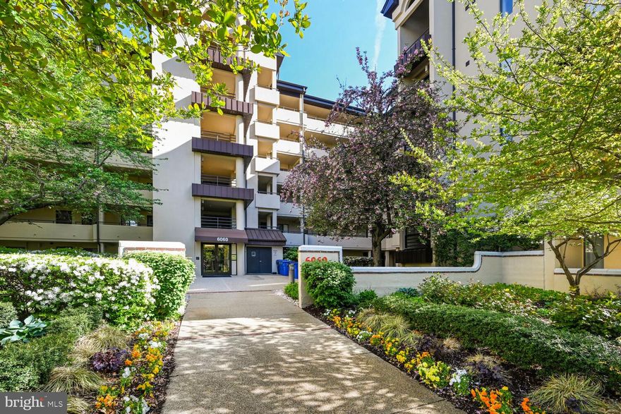 Welcome to this spacious, sunny 2-Bedrooom 2-Full Bath apartment, situated on the 3rd floor of the amenity-rich Miramont Villas Condominiums, near everything North Bethesda has to offer! The design features 1,182 interior square feet - including two primary bedrooms with double closets, each opening to covered balconies overlooking the gardens and mature trees of this secluded garden-style building. The apartment features a covered entryway and foyer, opening to the wonderfully large Living/Dining room with its own large covered balcony. Two full bathrooms and a generous eat-in kitchen add to the appeal. Washer/dryer are in the unit. Extra storage is off one balcony and in the basement. Ample parking spaces are there for the owner and guests. Pet friendly building offers professional maintenance, secure lobby with elevators, outdoor swimming pool and tennis courts! See floor plans. Near various shopping centers, restaurants, JCC, bus and Metro. Estate sale with attractive low price. A gem!