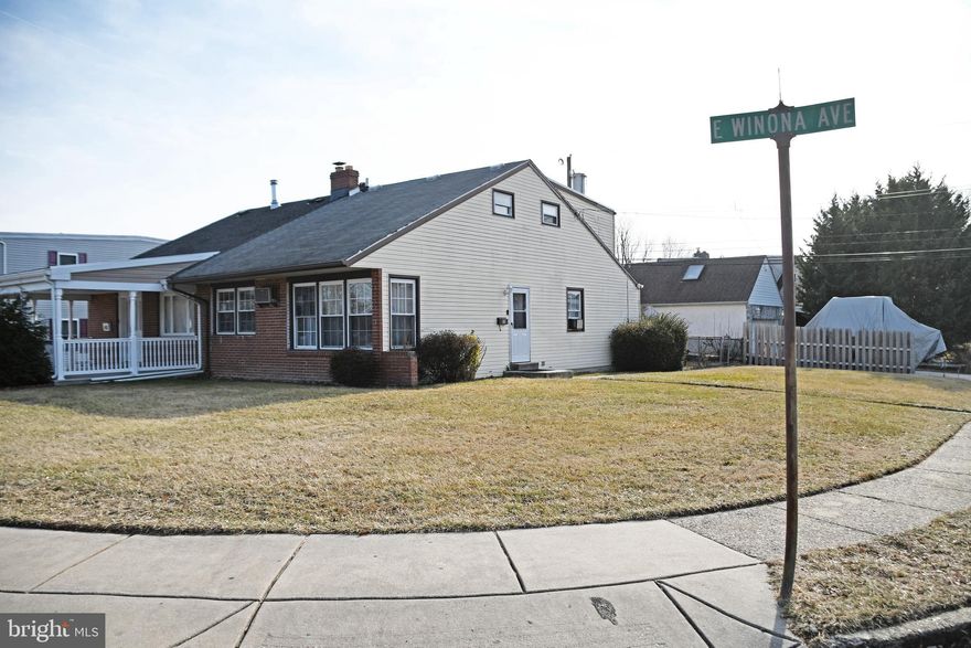 You've found the best deal in town! This 4 bed, 2 bath twin sits on a large corner lot, directly across the street from the playground at Norwood Park, but the driveway & the entrance face Lee Rd. The main floor features a spacious living room, a galley kitchen combined with a dining area, plus a master bedroom & full bath. There's also an extra room, perfect for an office or a variety of other uses, that leads out to the back deck & yard. Three additional bedrooms, another bathroom with a shower & a laundry room will be found upstairs. Some parts of the house were recently painted, the carpets are relatively new, and there aren't any major cosmetic issues. Come check it out before it's gone!