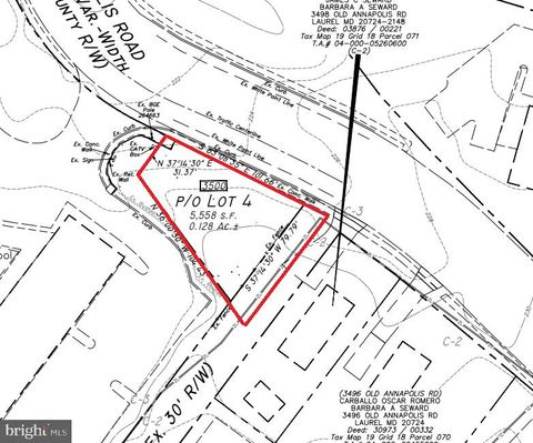 Vacant Land For Sale - 3500 Old Annapolis Road<br/> LAUREL, MD 20724