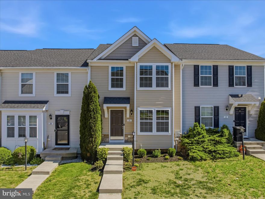Welcome to 16 Britania Ct in Martinsburg—where comfort, convenience, and low-maintenance living come together. This 3-level townhouse has been freshly updated with-- new carpeting-- and --fresh paint-- and offers 3 bedrooms, 2 full and 2 half bathrooms, including a finished walkout basement, providing plenty of room for everyday living and entertaining. The main level offers a bright, functional layout filled with natural light. Downstairs, the finished walkout basement provides versatile space and features a half bath and walk-in closet—ideal for a guest room, rec room, home office, or fitness area.. The upper level features three bedrooms and two full bathrooms, including a spacious primary suite complete with a walk-in closet and a well-appointed attached bath.  Enjoy the backyard setting as the home backs to a common area, creating a more open feel than typical townhouse living. Conveniently located in Martinsburg, you’ll be just minutes from shopping, dining, schools, and major commuter routes for an easy, connected lifestyle. Don’t miss your opportunity to own a move-in-ready home in a convenient and desirable location!