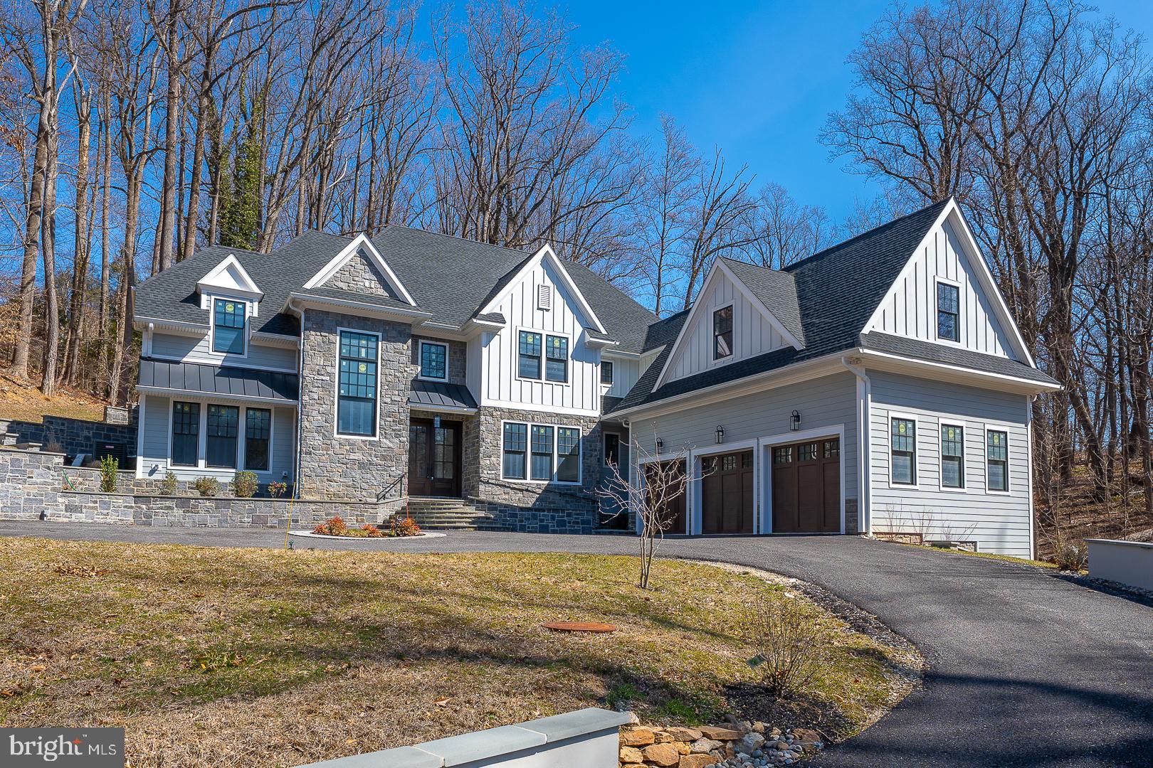 Available now For Rent! Welcome to this stunning new construction home, built by McIntyre, Capron & Associates, P.C., located in the prestigious Gladwyne neighborhood, within the highly sought-after Lower Merion School District. Spanning 5,345 square feet, this exquisite property features 6 spacious bedrooms, 6 full bathrooms, and 1 half bathroom, providing ample space for both family and guests. Step inside to discover the impressive entry leading to the formal living room with coffered ceiling and gas fireplace and the bright formal dining room adorned with large windows and wainscoting. A chef's dream kitchen has a large island, quartzite countertops, top-of-the-line appliances, a breakfast area, and a well-appointed butler's pantry, making it perfect for everyday cooking and entertaining. Sitting off the kitchen is the quintessential family room with a stunning floor-to-ceiling marble fireplace and solid oak mantel framed by lovely built-in book shelves and glass doors offering serene views and access to the back slate terrace. Ascend the stairs to the elegant primary suite with a generously sized custom, walk-in closet and a luxurious en-suite bathroom featuring a soaking tub, double rain shower, and double vanity with gold fixtures. Down the hall is a second bedroom with a full ensuite bath, two additional bedrooms share a beautifully designed full bathroom, and a spacious laundry room. Just up a few stairs is the private in-law suite with its full bathroom for added comfort, privacy, and a large closet. The finished lower level is an entertainer’s paradise, complete with a stylish bar, spacious recreation room, a dedicated exercise room, bonus room and full bath. Enjoy the serene outdoors with a stunning back slate patio featuring a cascading waterfall, ideal for relaxing or hosting guests. Conveniently located near the shops of Gladwyne Village, schools, Mill Creek Park, and major roadways including 76 and 476. This home offers the perfect blend of modern luxury, comfort, and functionality in one of the most desirable areas in the region.