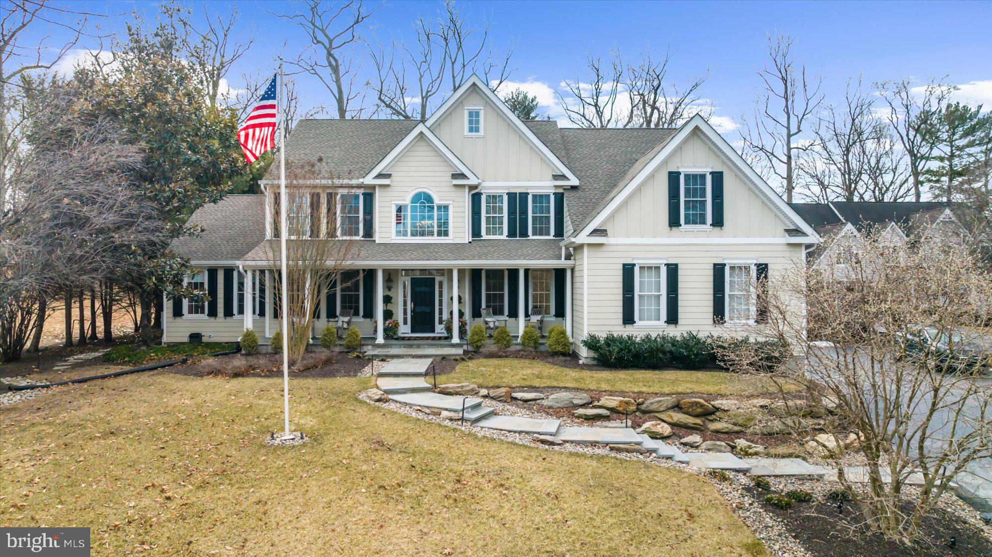 OPEN HOUSE CANCELED
This stunning home, nestled in a serene neighborhood backing to Merion West and just across from the Haverford Reserve, boasts spacious rooms and a partially open floor plan, offering the perfect blend of functionality and style. As you enter into the dramatic, two-story center hallway, you'll immediately notice the beautiful blending of classic architecture with modern amenities. To your right is the formal Dining Room featuring beautiful moldings and large windows . To the left of the hallway, find a cozy Parlor/Library, the perfect place to relax! Beyond that is the fabulous Sunroom featuring dual ceiling fans, tiled flooring, and an entire wall of windows providing an abundance of natural light. The heart of the home is the spectacular Chef's Kitchen featuring a large center island, dual ovens, stainless appliances, an abundance of storage space, gorgeous granite counter tops and backsplash, and a large, skylit Eating area with a door to the covered flagstone patio. There is also a nice coffee bar tucked in for convenience. This entire area opens to the Family Room which boasts a floor-to-ceiling stone fireplace creating an inviting atmosphere. Tucked beyond the Family Room, pocket doors lead you to a nicely sized private office. (This could easily serve as a bedroom, should the need arise.) The mud room, with plenty of storage, garage access, and a convenient Powder Room complete the first floor. Moving upstairs, you'll find the dreamy Owner's Suite featuring a large Bedroom and a luxurious Bathroom with a whirlpool tub, oversized stall shower, dual glass-bowl sinks, and a towel warmer for ultimate comfort! There are two walk-in closets providing ample storage space. Three additional, generously sized Bedrooms and a Hall Bathroom complete this floor. The finished lower level, with a door to the yard, expands your living space with
the 5th Bedroom, another Full Bath, Kitchenette, a Laundry Room, and large entertainment areas providing endless possibilities. There are multiple storage/utility areas here as well. The exterior of the home showcases the meticulously maintained landscaping, a lovely covered patio with a wood-burning fireplace, as well as an open patio overlooking the yard, adding to the curb appeal as well as providing additional leisure areas. Specimen plantings bloom throughout the year providing endless beauty for you to enjoy. The property is conveniently located near local parks, schools, and shopping, making it an ideal choice for families and professionals alike. You'll find elegance and practicality in every detail-a true gem you won’t want to miss!
