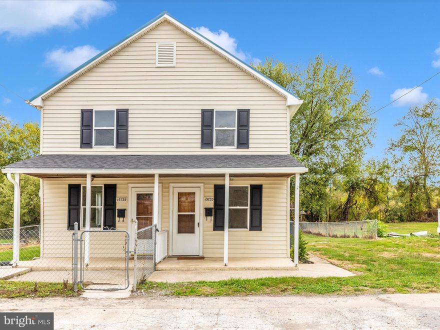 Great Investment or Perfect Starter Home Near Historic Williamsport! Welcome to this charming 2-bedroom, 1-bath home. Enjoy peace of mind with numerous updates including a new metal roof, new hot water heater, fresh interior paint, and updated electric and plumbing. The home features oil heat, public water, vinyl windows, and main-level washer and dryer hookups for added convenience. The septic system has been inspected and passed by C.R. Semler, ensuring it’s move-in ready.
Situated close to the C&O Canal and historic downtown Williamsport, this property offers versatility and opportunity — purchase one unit or both, live in one side and rent the other, or make this your perfect starter home if you’re a first-time buyer looking for affordable comfort and convenience.