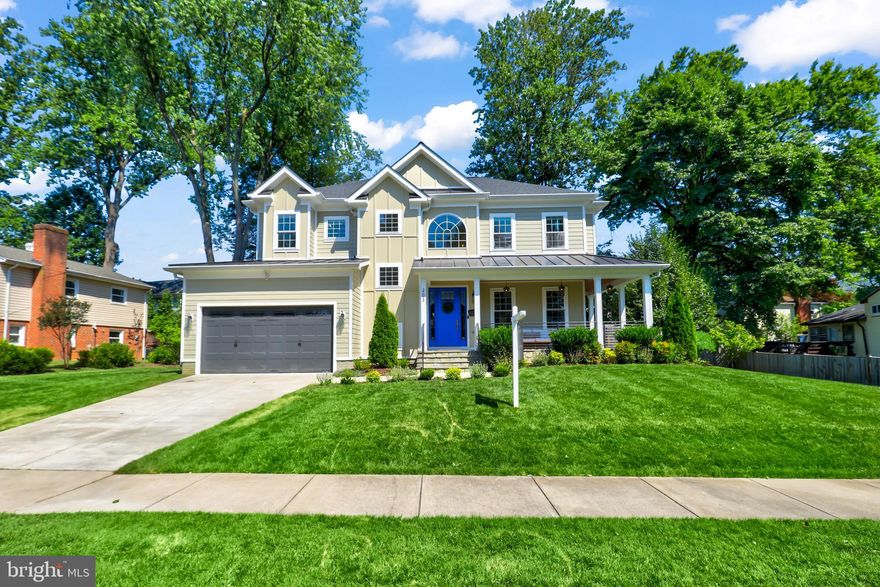 Big Price Drop! Stunning 5 bed, 4.5 bath Craftsman home in a highly desirable neighborhood. The gorgeous kitchen features stainless steel appliances, gas cooking, and a beautiful backsplash. The spacious living room boasts coffered ceilings, while the formal dining room on the main level provides an elegant space for gatherings. Four bedrooms are located upstairs, including the primary bedroom with a luxurious full bathroom, soaking tub, and walk-in shower. The finished basement includes a wet bar and an additional bedroom, perfect for guests. The backyard offers a large deck, ideal for entertaining. This home features a modern, spacious, open design with Craftsman ceilings and moulding.  The pleasant backyard and deck are perfect for kids and entertaining. Located close to schools, parks, and recreation, including the C&O hike/bike trail. Close to downtown Vienna, where you’ll find shops, restaurants, and activities. Recent updates include a brand new HVAC, new landscaping, fresh front exterior paint, an expanded deck and railing, new gutters, a backyard playset, a new GE Profile second oven, and a new GE Profile microwave. This home seamlessly blends modern amenities with classic Craftsman charm, making it the perfect place to call home. Don’t miss out on this exceptional opportunity!