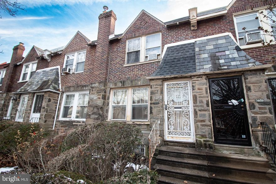 This 3-bedroom, 1.5-bathroom brick townhouse offers a fantastic opportunity for investors or handy homeowners looking to build equity in 19150.  The home includes a spacious formal living room, a separate dining area, and spacious kitchen.  The straight through layout is perfect for a renovation with an open floorplan.  Upstairs, you’ll find three bedrooms and a hall bath. The basement has a half bath, laundry area and rear entrance. Located minutes away from the Cedarbrook Plaza Shopping Center, Cheltenham Mall, and easy public transit via SEPTA’s Chestnut Hill East Line. Don't miss the chance to revitalize this gem!