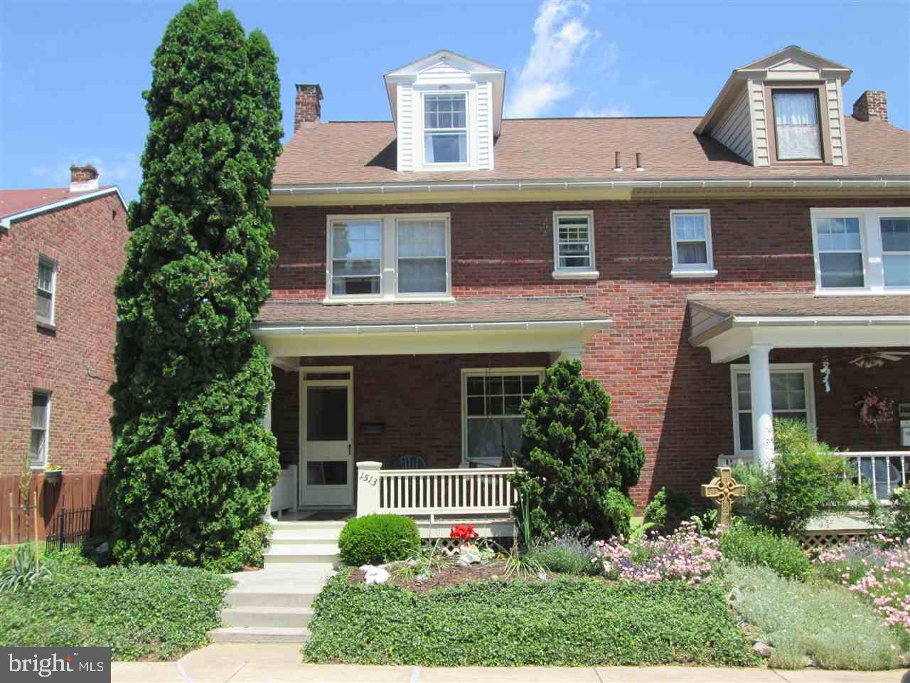 Adorable 4 bedroom Brick Semi in York Suburban. Convenient location with easy access to I-83. Well maintained and updated heating system, architectural shingle roof, electrical system, and hot water heater. Large living room with wood fireplace. New carpet throughout with hardwood floors underneath. Open kitchen/dining room concept with covered porch access. Beautifully landscaped property with fenced backyard. Lots of space and affordable taxes.