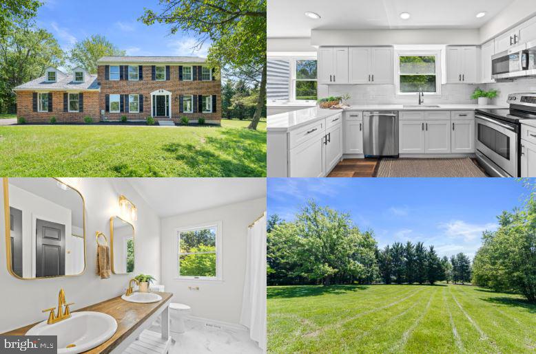 Stunning, fully remodeled brick two-story estate in the heart of Mokton situated on a sprawling country lot!. This luxurious home boasts a new kitchen with custom cabinetry, sleek white quartz countertops, and premium dove-tailed soft-close cabinet drawers. Enjoy the master suite w/ custom built double bowl vanities, cozy up by the inviting fireplace or spread out in the large, spacious bedrooms. Complete with a two-car garage, this property will not last! ABSOLUTE MUST SEE MOVE IN READY REMODELED HOME!