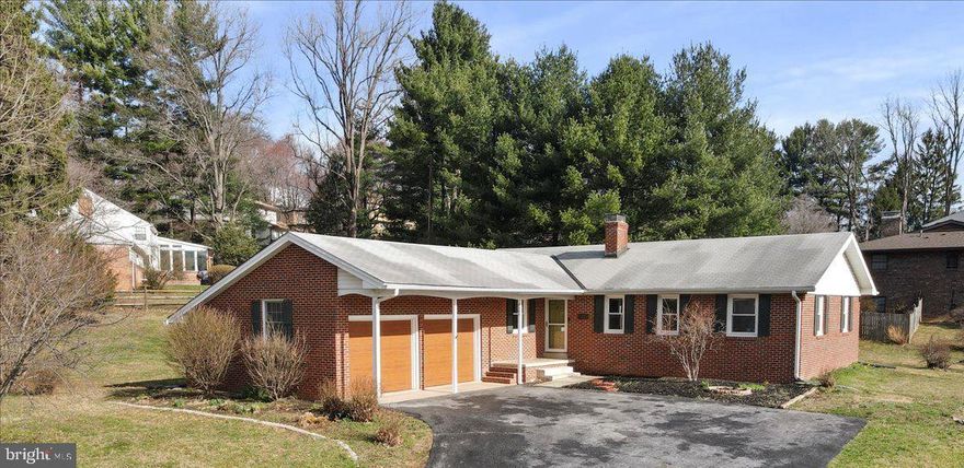Looking for a great home in an established neighborhood, then look no further.  7305 Parkview Drive is a beautifully updated home in the heart of Frederick! This meticulously maintained rancher offers a perfect blend of modern upgrades and classic charm. Step inside to find a bright and inviting interior, featuring updated lighting, fresh flooring, and a stylish kitchen with brand-new granite countertops (2023). The primary and hall bathrooms were completely remodeled in 2022, ensuring a contemporary and luxurious feel. The spacious primary bedroom is a true retreat, boasting a large walk-in closet and a full private bathroom with double sinks and a walk-in shower—offering the perfect blend of comfort and convenience. The sunroom off the kitchen is another standout feature, featuring brand-new carpet (2025) and a mini split unit for year-round enjoyment. The lower level is partially finished allowing plenty of additional living space. Throughout the home, thoughtful upgrades include newly replaced carpeting in all three bedrooms and stairs (2022), stylish vinyl plank flooring in the basement, kitchen, and bathrooms, as well as energy-efficient windows (2022) that fill the space with natural light. With a new well (2025), new baffle (2025) and an upgraded electrical panel with an emergency backup feature for generator use (2021) adds peace of mind.  In addition there is an oversized 2 car garage perfect for parking, a workshop or for extra storage. Nestled in a desirable Frederick location, this home offers easy access to local parks, shopping, dining, and major commuter routes. Don’t miss the opportunity to make this stunning property your own—schedule your showing today!