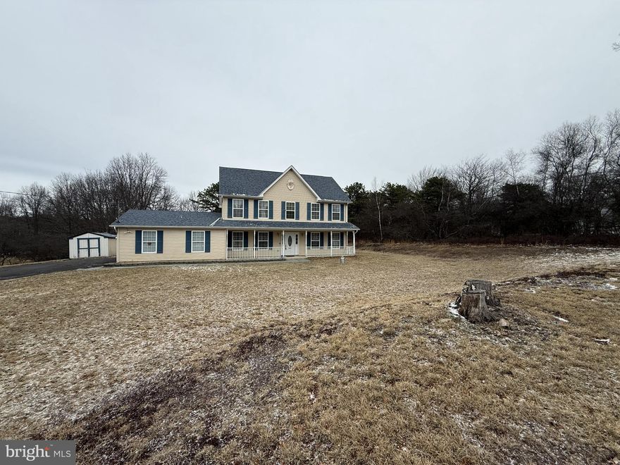 Welcome to this beautifully maintained 3-bedroom, 2.5-bath Colonial nestled on over an acre of land in the desirable Sierra View community of Chestnuthill Township. This home offers a perfect blend of space, comfort, and functionality with a thoughtfully designed layout ideal for everyday living and entertaining. The main level features a spacious family room, living room, and formal dining room-all centered around a large, inviting kitchen. The kitchen boasts a center island, ample cabinetry, a bright eat-in area, and direct access to the backyard, making indoor-outdoor living a breeze. Upstairs, the expansive primary suite provides a relaxing retreat with a private full bathroom complete with a jetted tub and a generously sized walk-in closet. Two additional bedrooms and a full bath complete the second floor. The finished third-floor attic offers versatile bonus space-perfect for a home office, playroom, gym, or guest area. Additional highlights include a 2-car garage, a large driveway for ample parking, and a storage shed. Enjoy the privacy and room to roam on your oversized lot while still being part of a community that offers fantastic amenities, including an outdoor pool, clubhouse, playground, and basketball courts. Don't miss the opportunity to make this wonderful property your next home! Schedule Your Showing Today!