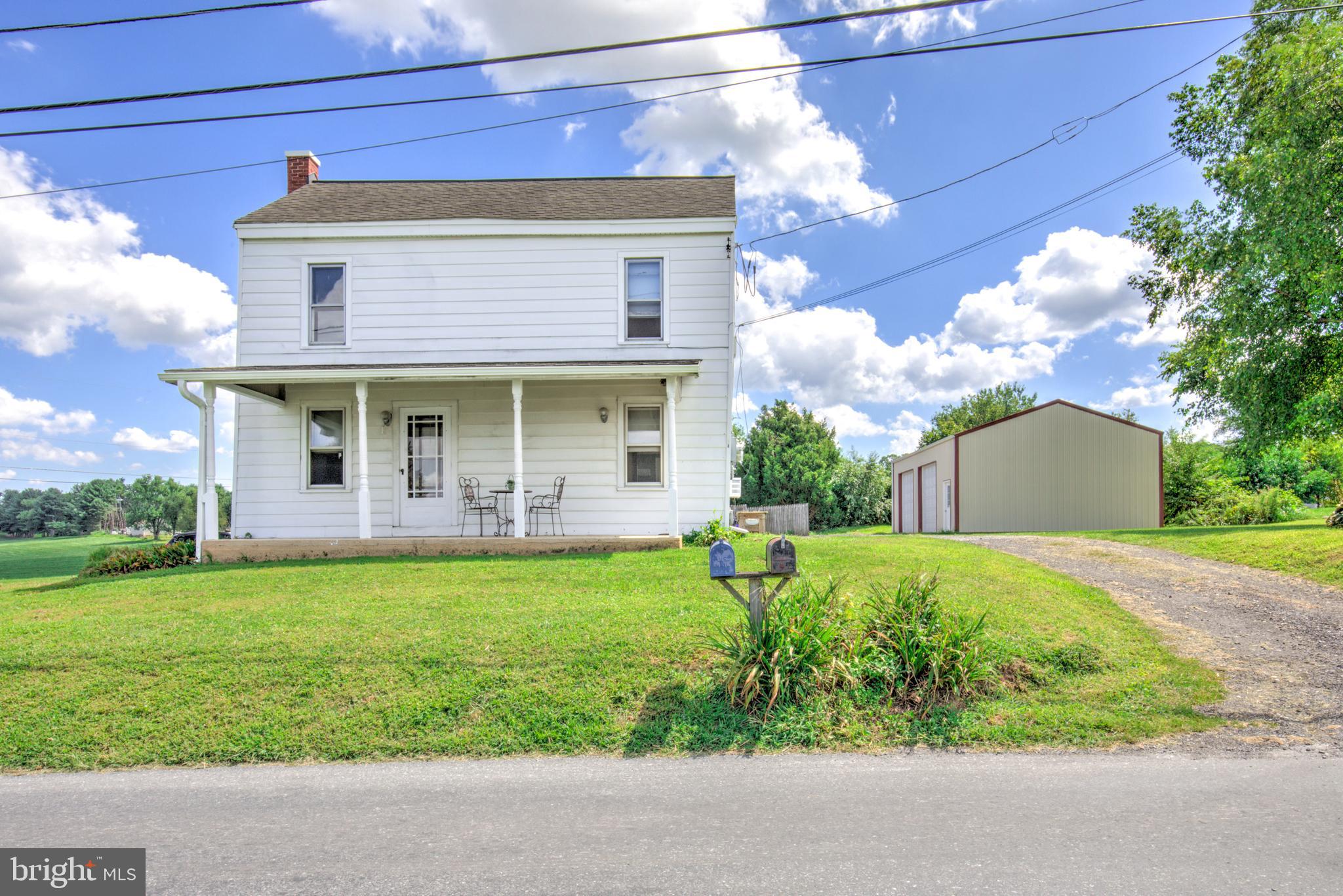 Looking for an older home to put your finishing touches on? This 2 1/2 story farmhouse in the Oxford area will give you a head start. With a new 1st floor 1/2 bath that is plumbed to add a shower, along with a newer roof, well, septic system, new electric service box, 2-3 car garage/pole barn, newer hot water heater and some new paint completed, you'll be well on your way. There is also a barn/shed and an inground pool. The car lift is available for sale. Being sold as-is, this country location is close to the Route 1 corridor.