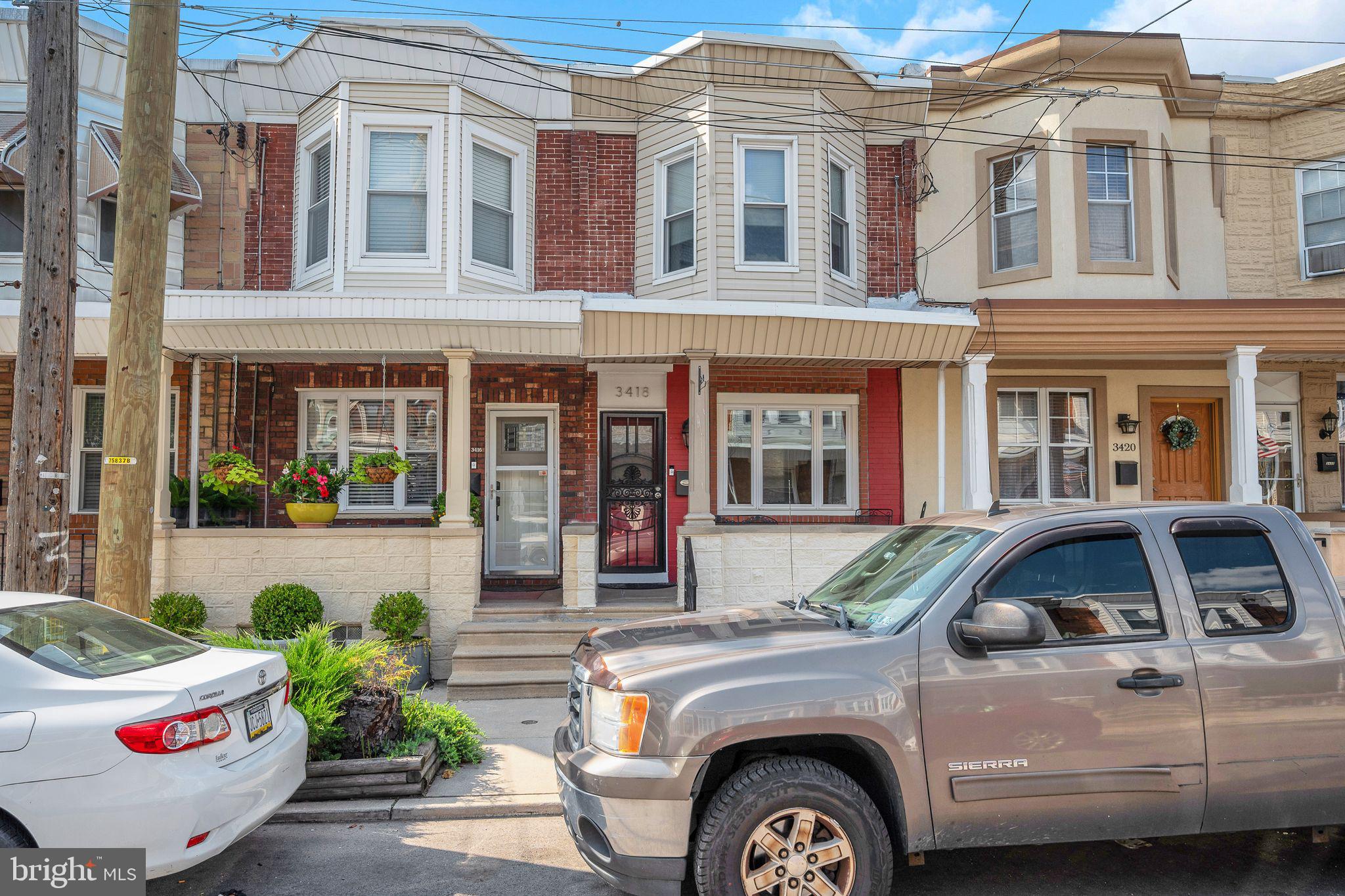 Updated 3-Bed, 2-Bath Port Richmond Home with Garage
Beautifully updated 3-bedroom, 2-bath porch-front home in vibrant Port Richmond! Features include an open floor plan with exposed brick, modern kitchen, first-floor laundry, and spacious living/dining area. Upstairs offers 3 bedrooms with ample closets and a full bath. Semi-finished basement with a second full bath provides additional living space. Enjoy a covered front porch, fenced rear patio, and rare detached garage. Recent updates include roof, HVAC, windows, flooring, plumbing, electric, and appliances. Conveniently located near I-95, Center City, Fishtown, and Northern Liberties—a perfect blend of comfort and city living!