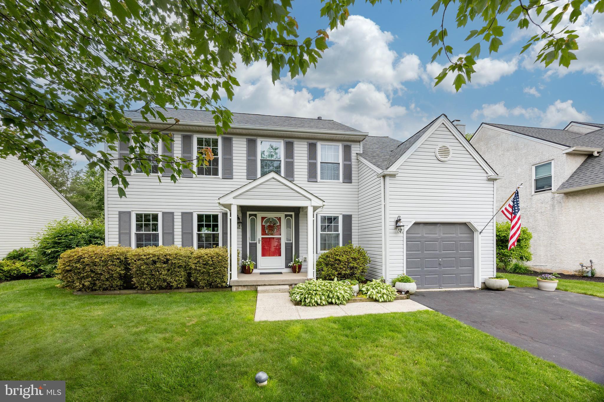 Welcome to 50 King Way, nestled in the picturesque Waterford Greene - Hamlet community. This beautifully maintained 4-bedroom, 2.5-bath single-family home blends timeless charm with modern updates—located in the award-winning Spring-Ford School District, known for its top-rated schools and vibrant community.
From the moment you arrive, you’ll appreciate the home’s inviting curb appeal, featuring lush perennial landscaping, a welcoming front porch, and a brand-new roof (with warranty!) offering lasting peace of mind.
Inside, you’ll find new laminate flooring throughout, a bright and traditional open layout, and replacement windows (2013) that bathe the home in natural light. The finished lower level adds valuable flexible space—ideal for a home office and playroom, or workout area, along with plenty of storage space and egress to exterior.
Step out back and discover your own personal retreat: a deck with a charming pergola, overlooking a beautifully planted backyard vegetable/fruit garden and vibrant flower beds. The sellers’ favorite place to unwind is right here—relaxing on the deck during warm summer evenings, taking in the peaceful views and the spacious, serene setting.
This lovingly cared-for home is a rare gem in one of Limerick’s most desirable neighborhoods. Short drive to nearby Landis Creek, Turtle Creek and Spring-Ford Country Club golf venues, as well as 422 and the Philadelphia Premium Outlets, Don’t miss your chance to make 50 King Way your forever home—showings will start on Friday, May 30th!