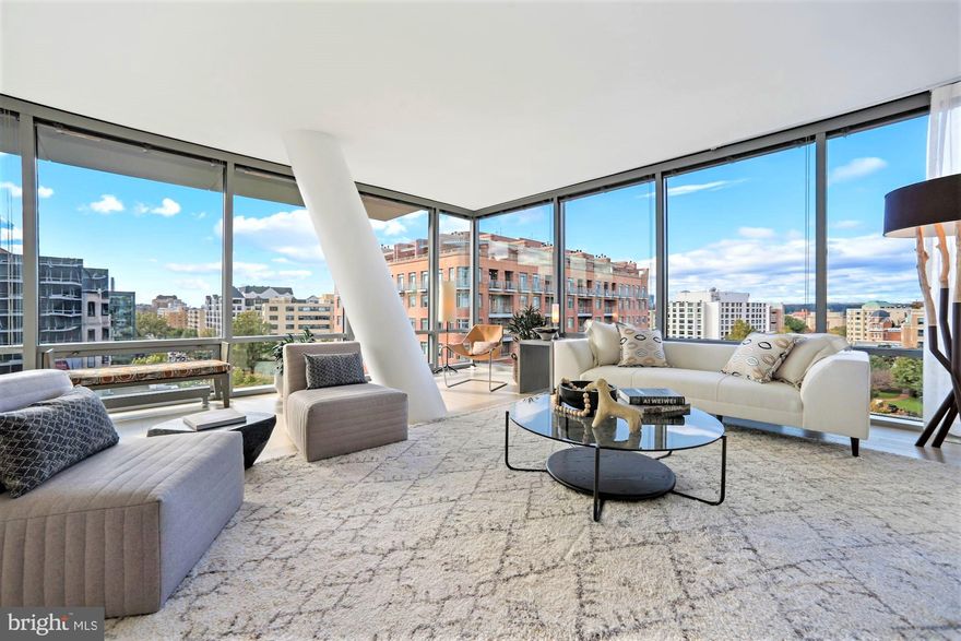 Step into luxury living at The Westlight, Eastbanc's latest masterpiece. A sanctuary in the sky with stunning views,  this floor plan was designed with entertaining in mind. Situated on the coveted SW corner of the building, this expansive 3-bedroom, 3.5 bathroom residence offers an array of features. From the floor-to-ceiling window walls that flood the space with natural light to the white oak floors and Euro chic Italian kitchens, every detail exudes sophistication. Indulge in spa-inspired bathrooms complete with IPE teak shower floors, ToTo toilets and Waterworks fixtures.

The Westlight offers an unparalleled level of service that defines D.C. luxury living. A professionally staffed 24-hour front desk concierge, uniformed doorman and porter, onsite engineer, and building manager ensure effortless city living. The amenities at The Westlight elevate city life to new heights. Unwind on the expansive rooftop grill terrace or host events in the private clubroom with a catering kitchen. Stay active in the state-of-the-art fitness center or take a dip in D.C.'s only 25-meter heated rooftop pool. These amenities create the perfect backdrop for residents to connect with the world or retreat in style.

This LEED gold-certified building stands out for its exceptional design and livability. Unlike most buildings, the Westlight prioritizes fresh air with a sophisticated HEPA-grade air filtration system that delivers outdoor air directly into each unit. Triple-glazed windows provide a quiet sanctuary amidst the bustling city, with a sound-dampening factor higher than most airports.

Conveniently located in the coveted West End, residents can walk to Georgetown, DuPont Circle, the Kennedy Center, George Washington University, Whole Foods and Trader Joe's. Looking for fine dining? Enjoy Michelin Star restaurant, Imperfecto right inside the building. With three nearby metro stops and easy access to all the vibrant nightlife, shopping, and dining the city has to offer, this is truly a walkers paradise.

This residence includes two garage parking spaces (P2-49 and P2-50) and one storage space (S2-45).