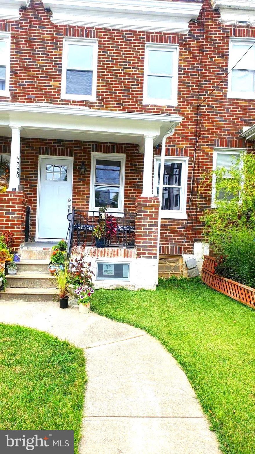 Townhouse in the Hoes Heights area of Baltimore City.  Three Bedrooms, two bathrooms and a fully finished basement.  This house has all new plumbing, electric, HVAC systems and a new roof.  All new floors on the first Floor.  All doors in the house are new.  Two new bathrooms.   Stainless steel appliances and quartz countertops in the Kitchen.  A great house in a quiet neighborhood just waiting for a new Family.  Show and sell.