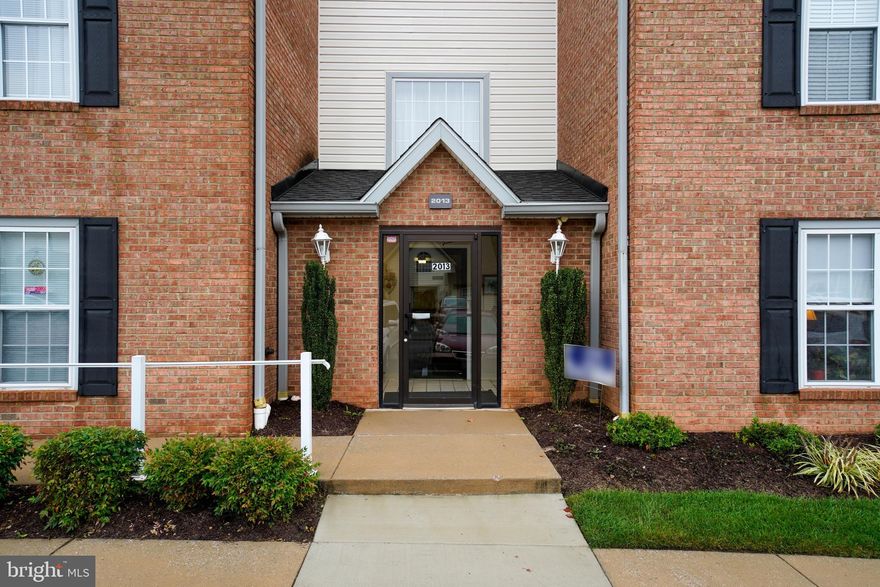 Welcome to the sought after beautiful 55+ community of Winifred Manor. This rear facing condo (non-parking lot view)  with an elevator features 2 spacious bedrooms and two full baths--one is a large master bath. Seller has enjoyed the condo's open floor plan, dining room for family and friends, breakfast bar, nice sized pantry, walk-in master closet, and porch balcony. Carpet was replaced in 2020. This unit comes with 1 assigned parking spot (#95) that is right outside the building's door, and there are many other unassigned spots. Winifred Manor has a community center & gazebo for your enjoyment. Two pets under 30 pounds are permitted.  Exterior is completely maintenance free. Close to senior center, downtown historic Sykesville, shops and restaurants. If you're looking for a great 55+ community, you've found it! Pls note Winifred Manor is NOT FHA-approved.