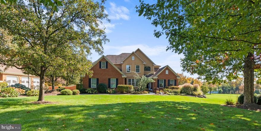 A West Rockhill Township Wonder! Come and be blown away by this 4,000 square foot custom designed traditional home that rests on 6.5 acres.  Close to everything that Telford has to offer, the geographical plusses of this delightful 4-bedroom, 3.5-bathroom colonial are enough to earn a spot at the top of your list. Seconds after stepping into the impressive entryway you might already have made up your mind. Hardwoods provide warm flooring, beneath a rare combination of stylish and natural lighting. Neutral coloring of the current finishings provides a perfect cinema screen for your interior design vision. The combination of Travertine flooring and 20 foot ceilings in the great room contribute to the grand atmosphere. The centerpiece of the living room is a stone faced wood burning fireplace that attracts with its crackling warmth. Every detail was tastefully calculated.
Immediately flowing from the great room is the spacious kitchen that has been recently updated. It is a delicious concoction of inspiring counter space and major appliances ready to follow your culinary direction. Having double ovens will help maximize culinary efficiency. The entire scene is captivating with warm natural light that leads to an open and airy sunroom overlooking the greenery of the land.  A formal dining room with a tray ceiling makes entertaining a breeze. French doors lead to the main-floor primary bedroom that is a retreat of tranquility. In addition to the convenience of the private bathroom with separate soaking tub, you will find ample closet space to allow your wardrobe breathe. A home office with custom made doors and a full laundry room with additional storage will round out this level of the home.  Upstairs you will find the three additional generously sized bedrooms with plenty of closet space (two have walk ins) and two full bathrooms. The largest room on this level offers its own en suite! 
 In the rear of the home the back patio and yard are attractively landscaped. Exterior features include a multi-level stamped concrete patio with hot tub, paver rose garden, detached custom three car garage with oversized doors,  and lush green views. Your outdoor furniture transforms the space into an open-air lounge, ideal for sunset dinners and starry nightcaps. Standing on a quiet, low-traffic street bordered by sidewalks and trees, the home is mere minutes from various shopping and dining destinations, and outdoor recreational opportunities. This lovely abode is a special Telford charmer and truly a piece of art.