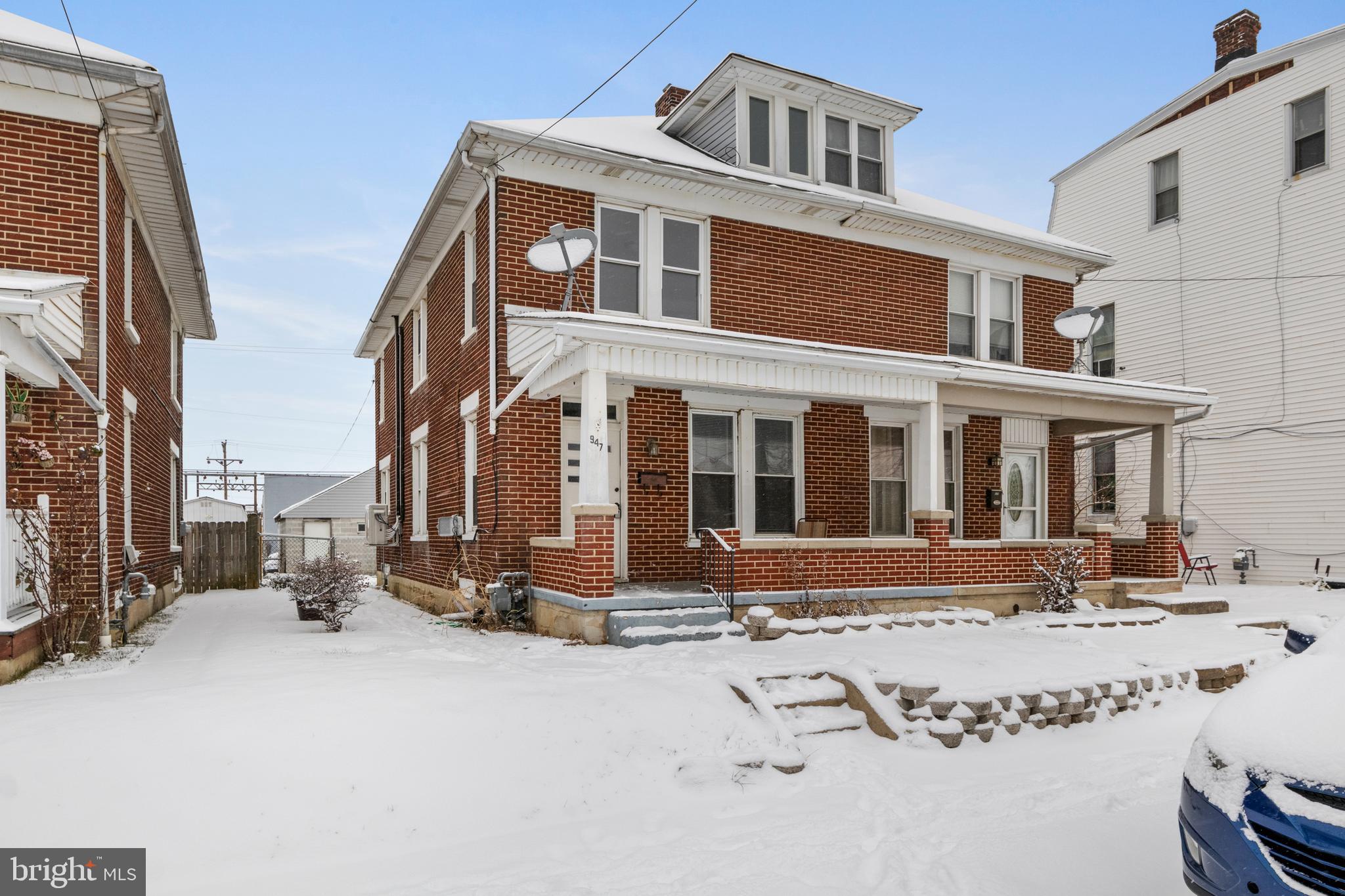 This charming single-family home at 947 E. Prospect Street in York offers 1,536 sq ft of living space. Featuring 4 bedrooms and 2 bathrooms, the home provides ample room for comfortable living. The 3rd floor and basement offers additional storage or living space, while the recently repainted interiors and thoughtful upgrades add modern appeal. With a large detached garage for convenient parking and located within the York City School District, this home blends practicality and comfort. Great for investors looking to add a rental to their portfolio. Add your finishing touches and don't miss the opportunity to explore all the potential this property has to offer!