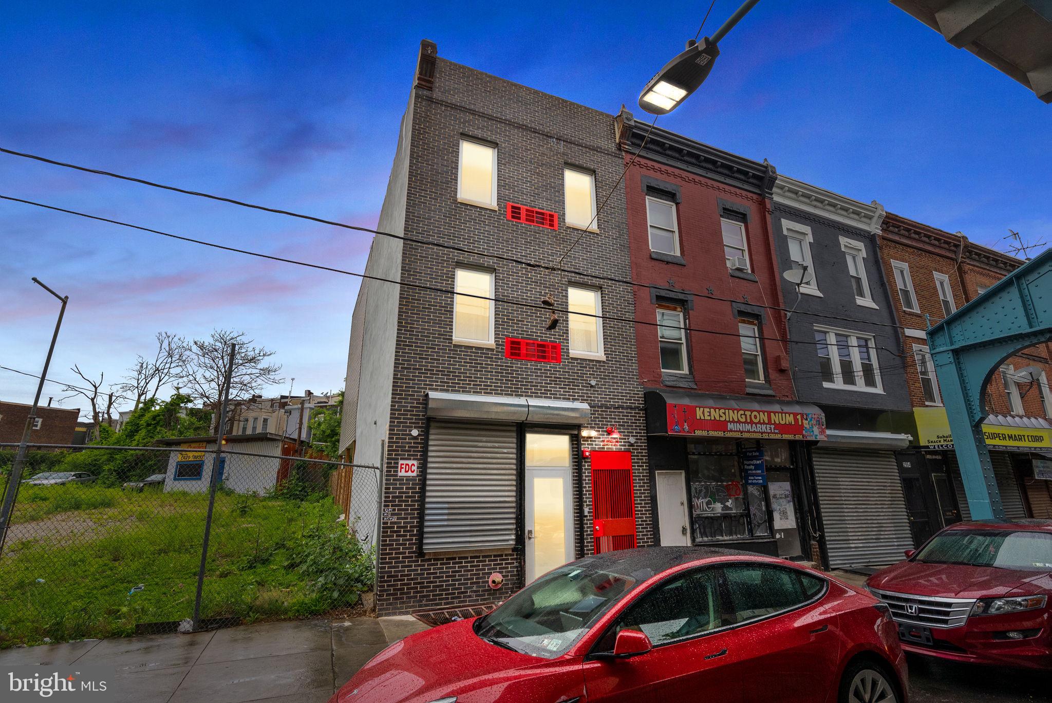 Newly renovated commercial space available at **2950 Kensington Ave**, featuring a versatile layout with a first floor and finished basement. This bright and clean unit includes a **half bath on the first floor** and a **full bath in the basement**, offering convenience for a variety of business types. The property also includes a **private, fenced rear yard**, perfect for additional storage or outdoor use. With modern updates and a functional design, this space is ideal for retail, office, or service-based businesses looking for a well-located and move-in-ready space.